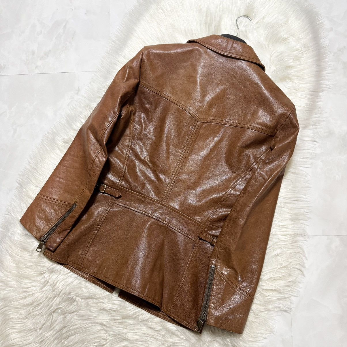 Dolce & Gabbana Authentic Dolce & Gabbana Runway Zip-Up Leather Jacket Size US S / EU 44-46 / 1 - 10 Thumbnail