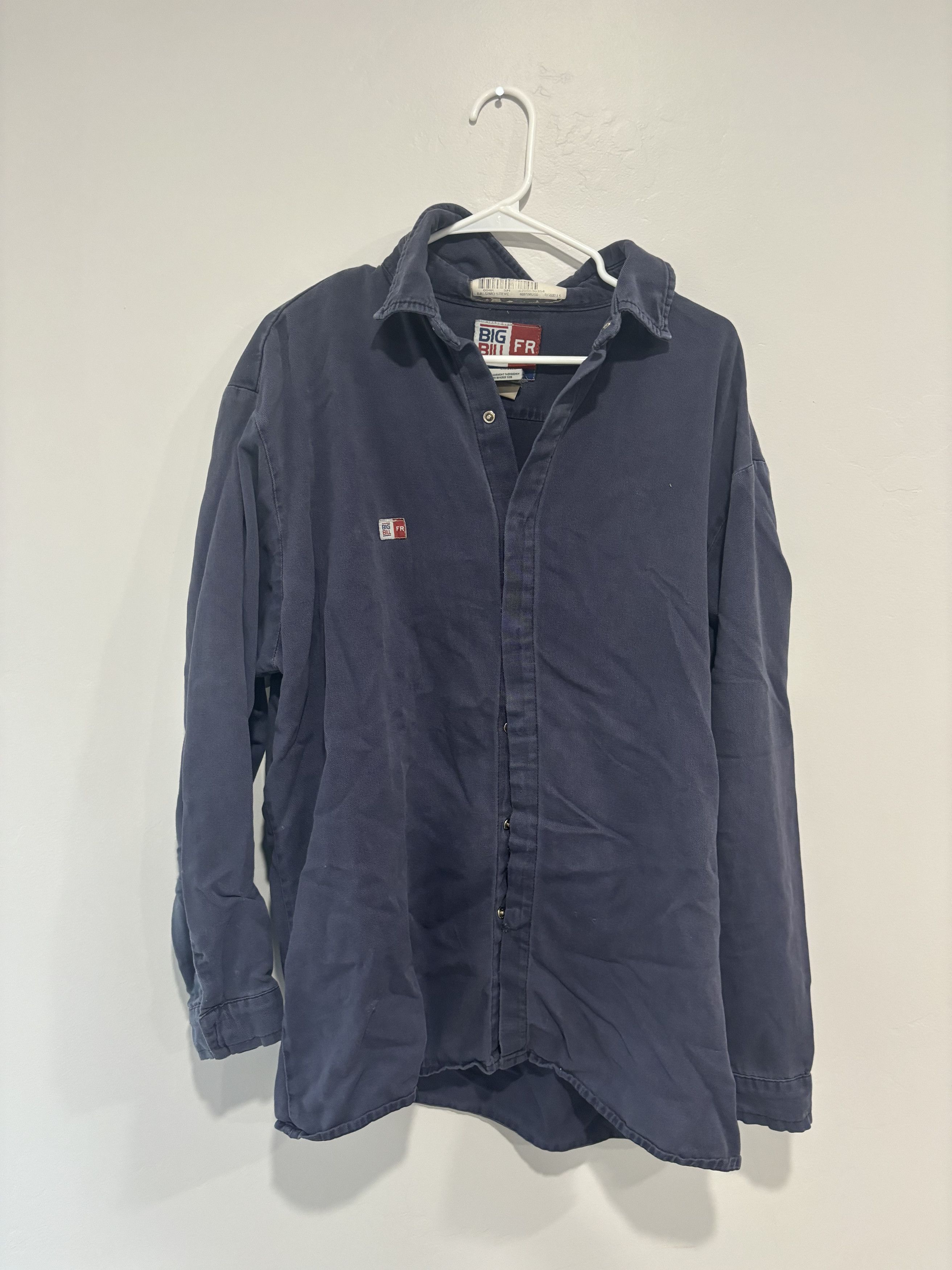 Other Navy Blue Flannel Top Size US L / EU 52-54 / 3 - 1 Thumbnail