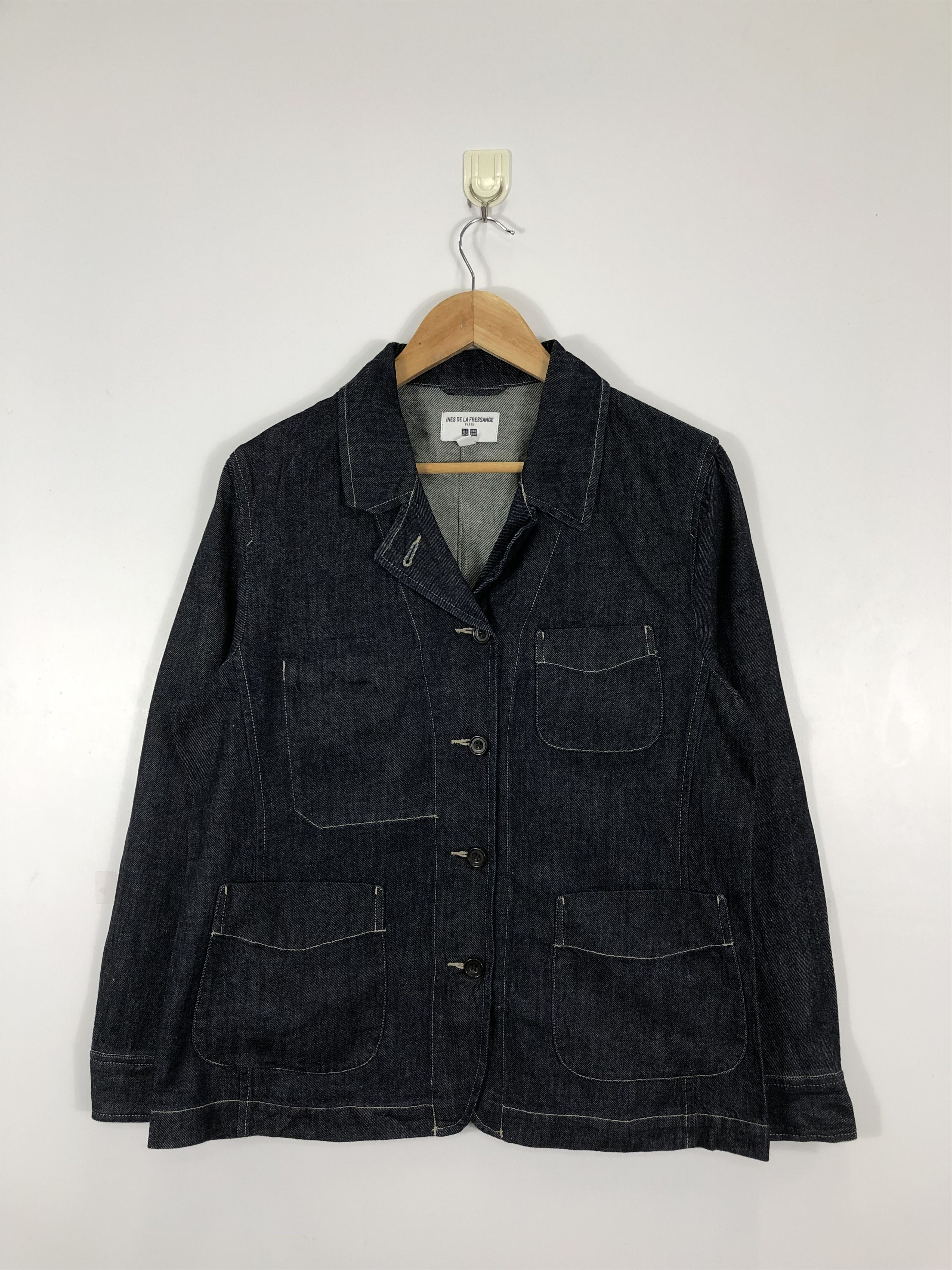 Japanese Brand Japanese Brand Uniqlo Denim Multipocket Jacket J0561 Size US L / EU 52-54 / 3 - 1 Thumbnail