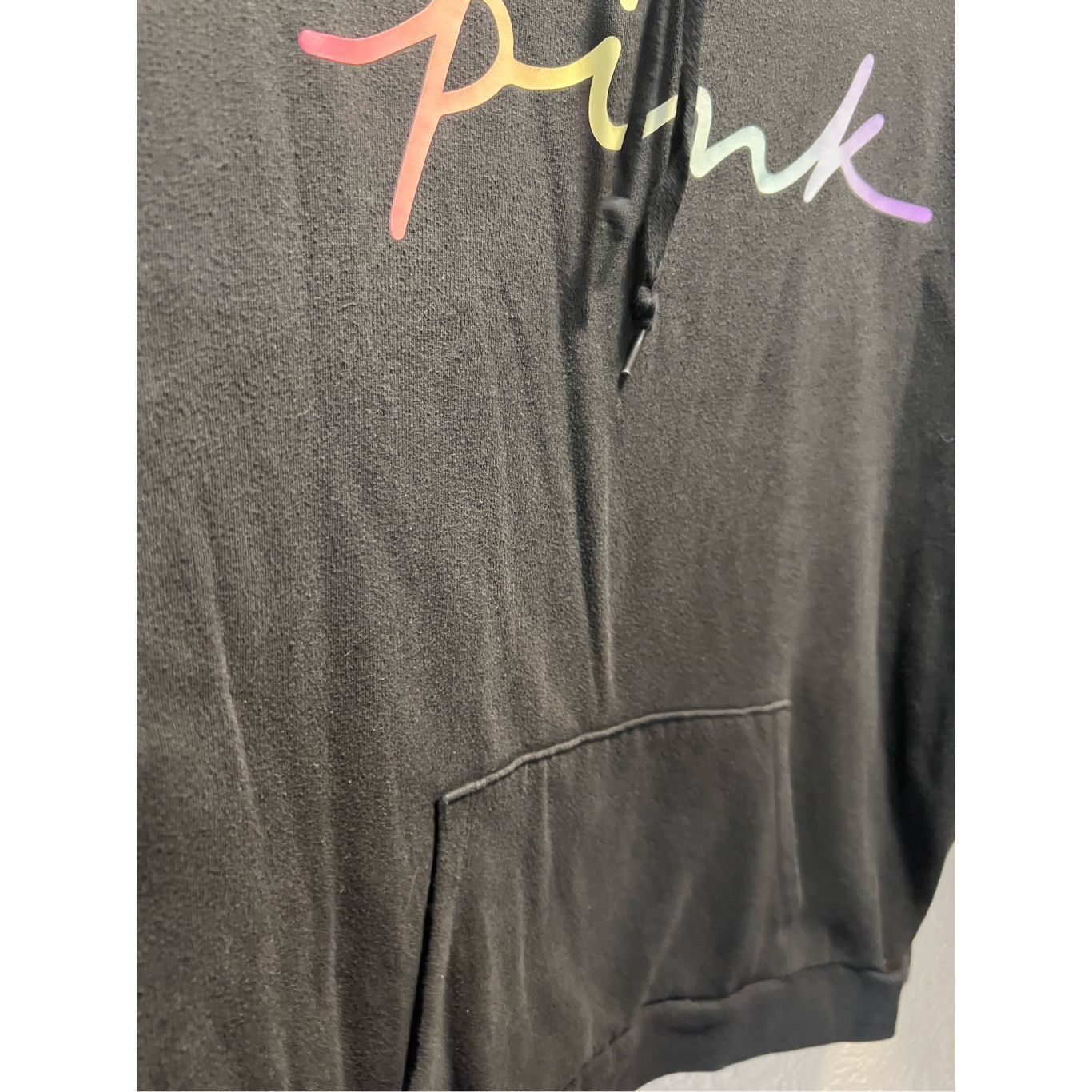 Pink PINK By Victorias Secret Black Hoodie Woman’s Size Large Size L / US 10 / IT 46 - 5 Thumbnail