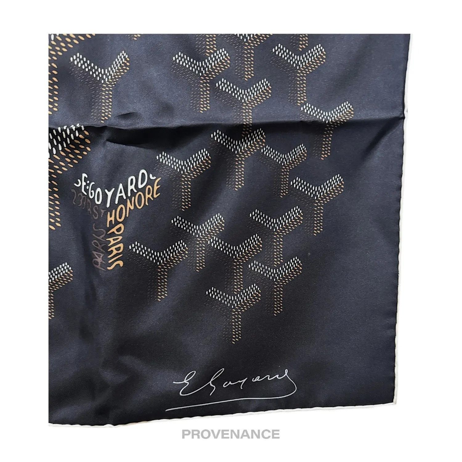 Goyard 🔴 Goyard Scarf - Black Tan Size ONE SIZE - 7 Thumbnail