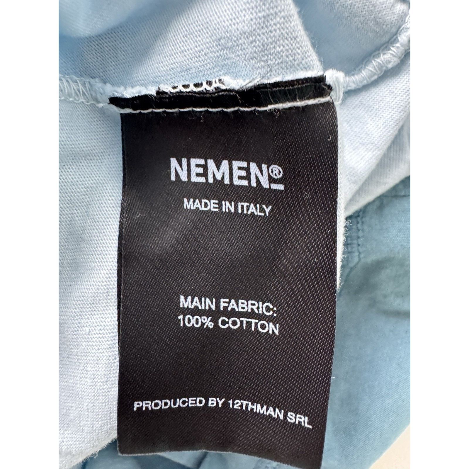 Nemen NEMEN Beo Hand Dip Dyed T Shirt Medium Mallard Blue Size US M / EU 48-50 / 2 - 5 Thumbnail