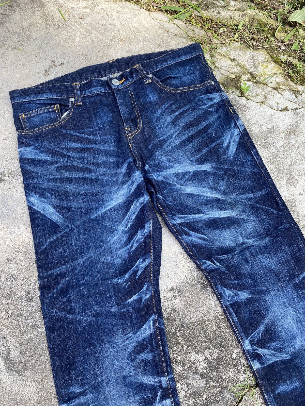 Tornado Mart 🔥 Made in Japan 🔥 Vintage Tornado Mart Denim Pants Size US 35 - 2 Thumbnail