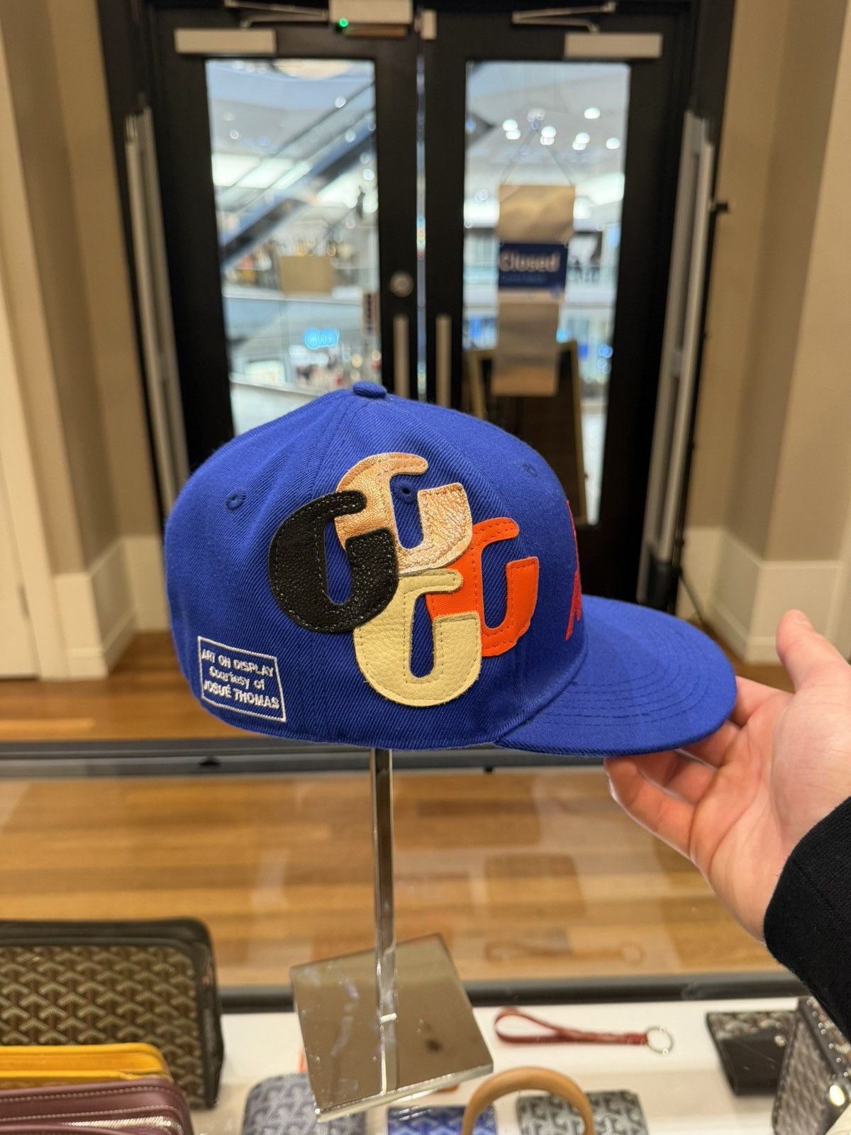 Gallery Dept. Gallery Dept. “Art That Kills” G Patch Fitted Hat - Blue Size ONE SIZE - 3 Thumbnail