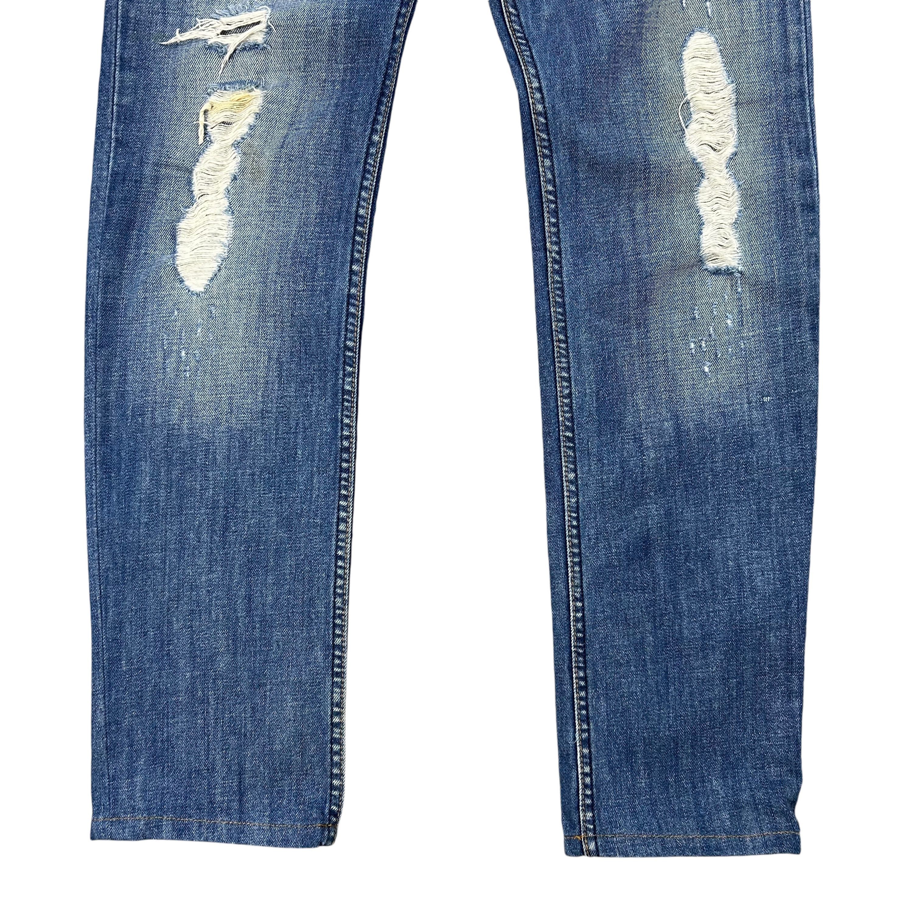 Diesel Diesel Safado Regular Straight Blue Denim Jeans Size W32L32 Size US 32 / EU 48 - 6 Thumbnail