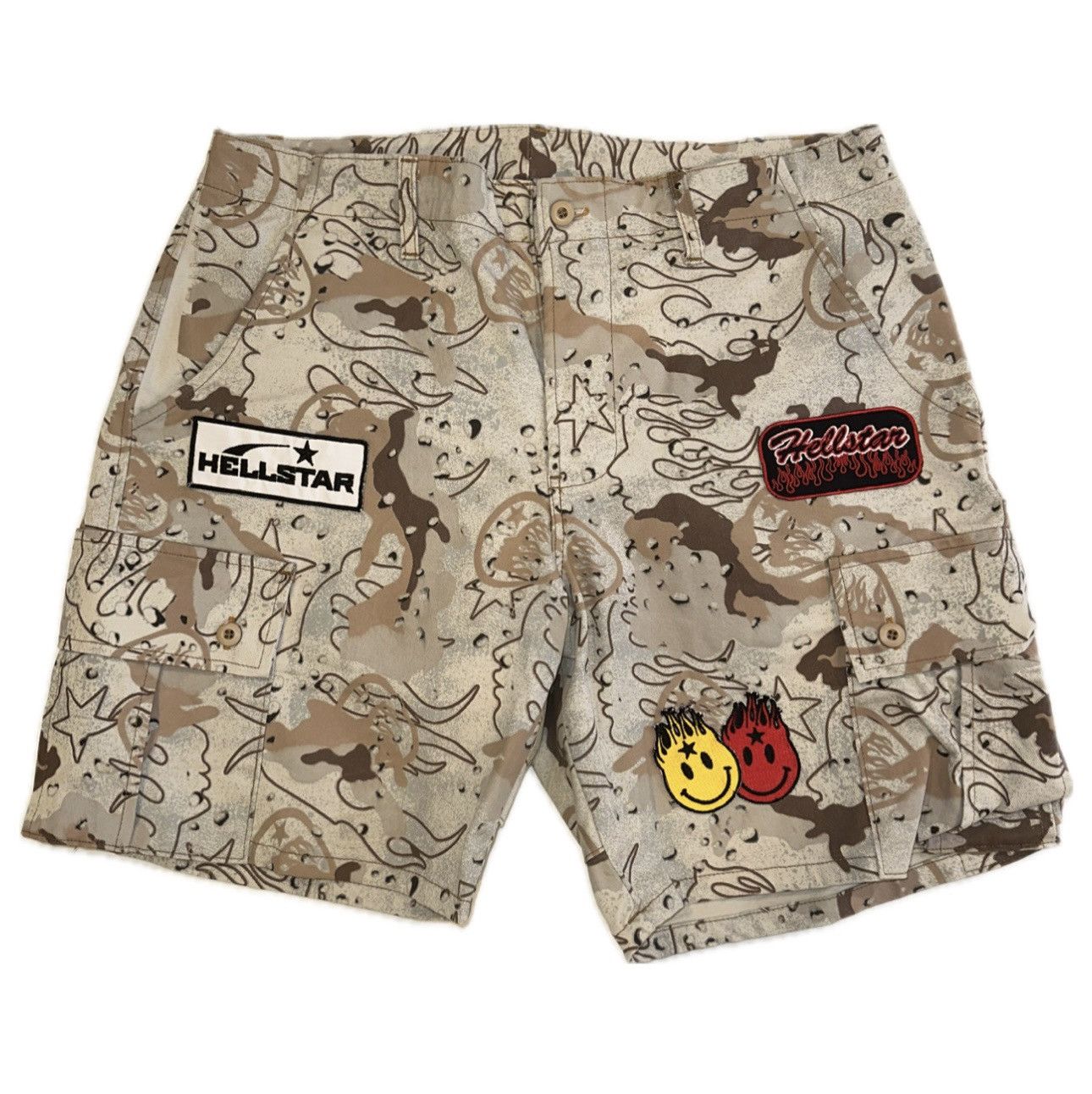 HELLSTAR Hellstar Capsule 7 Camo Cargo Shorts | Grailed
