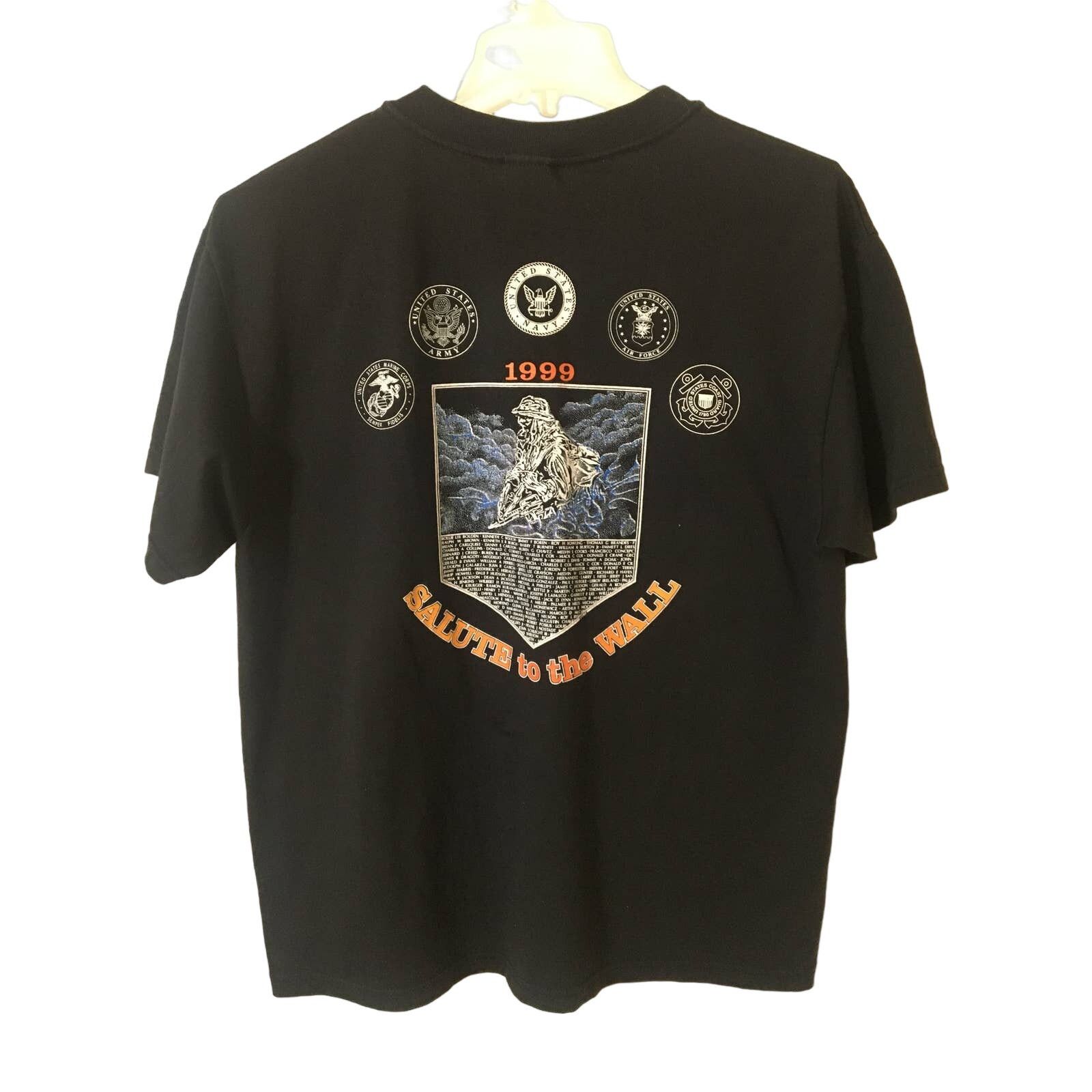 Hanes Large Rolling Thunder X11 Ride To The Wall 1999 Size US L / EU 52-54 / 3 - 3 Thumbnail