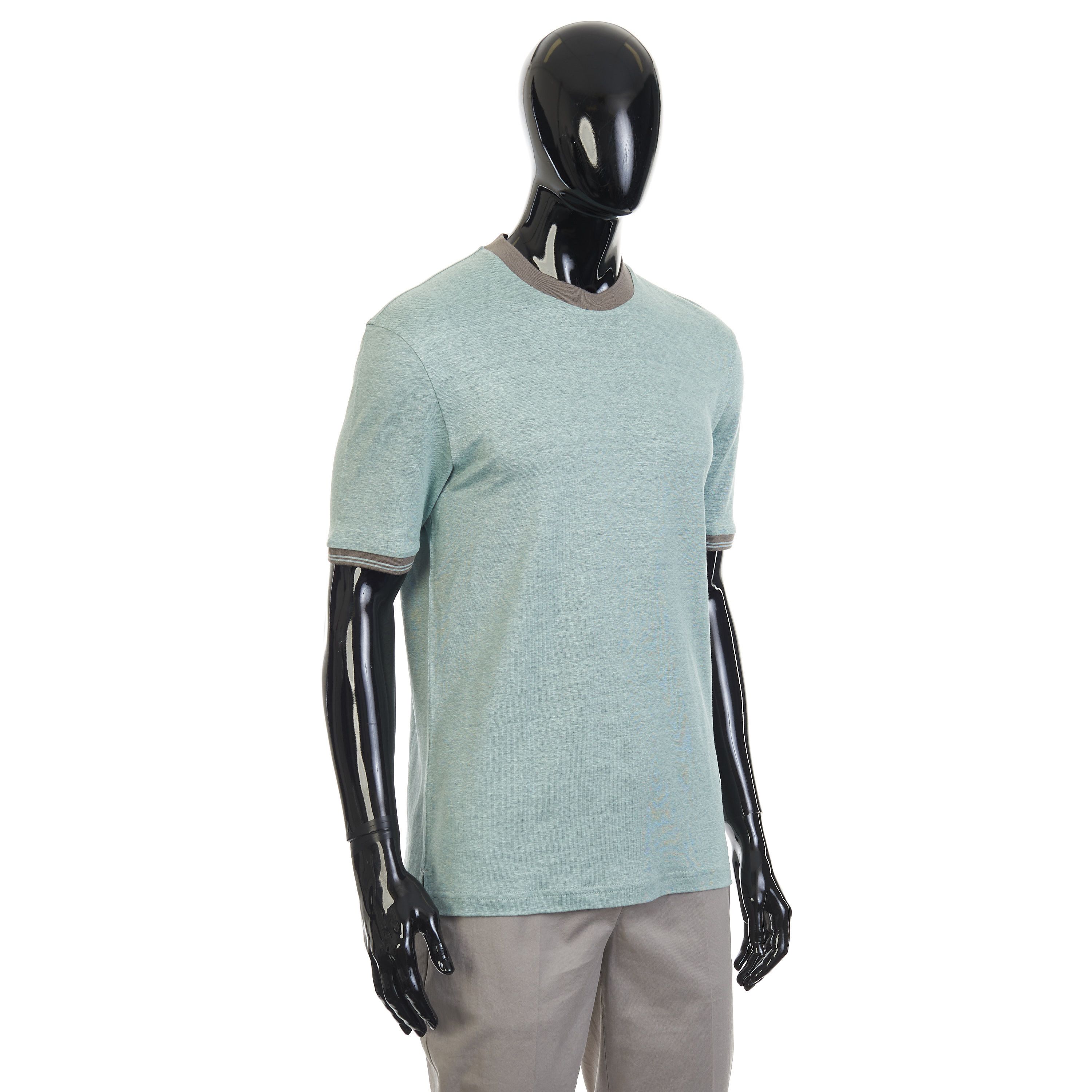 Other Brett Johnson Sky Powder Short Sleeve Tshirt - Silk & Linen Size US S / EU 44-46 / 1 - 8 Thumbnail