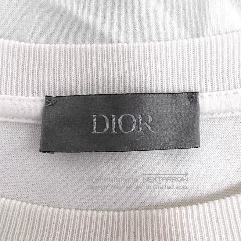 Dior Dior White destructive old flower jacquart cotton round-ne Size M / US 6-8 / IT 42-44 - 5 Thumbnail