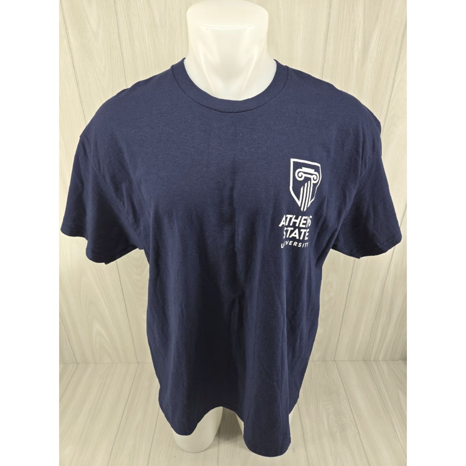 Gildan VINTAGE University Shirt Mens XL Blue University of Athens Alabama T Shirt Men’s XL Blue Size US XL / EU 56 / 4 - 3 Thumbnail
