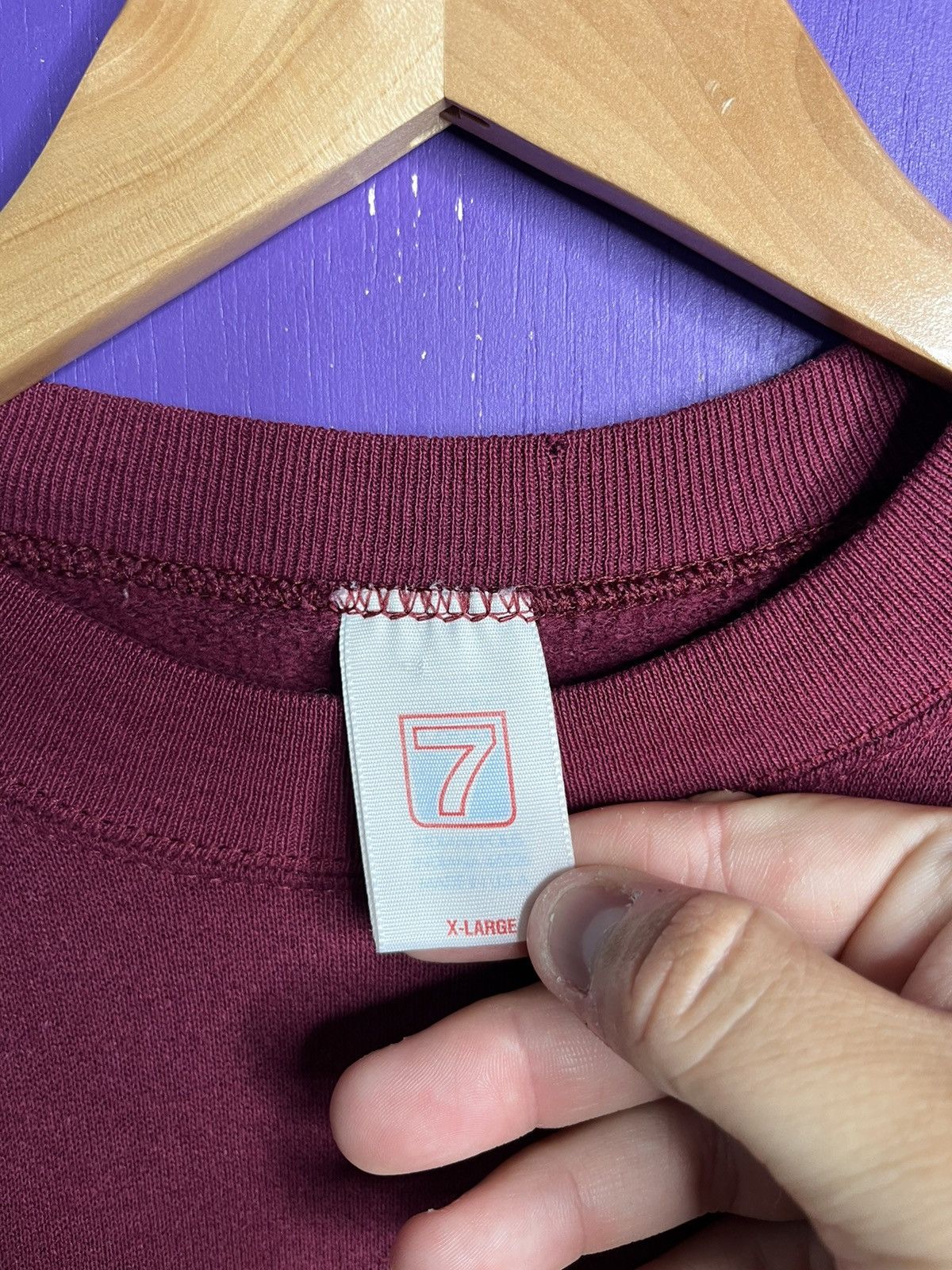 Logo 7 × NFL × Vintage Vintage 90s Logo 7 Washington redskins script sweatshirt Size US L / EU 52-54 / 3 - 4 Thumbnail