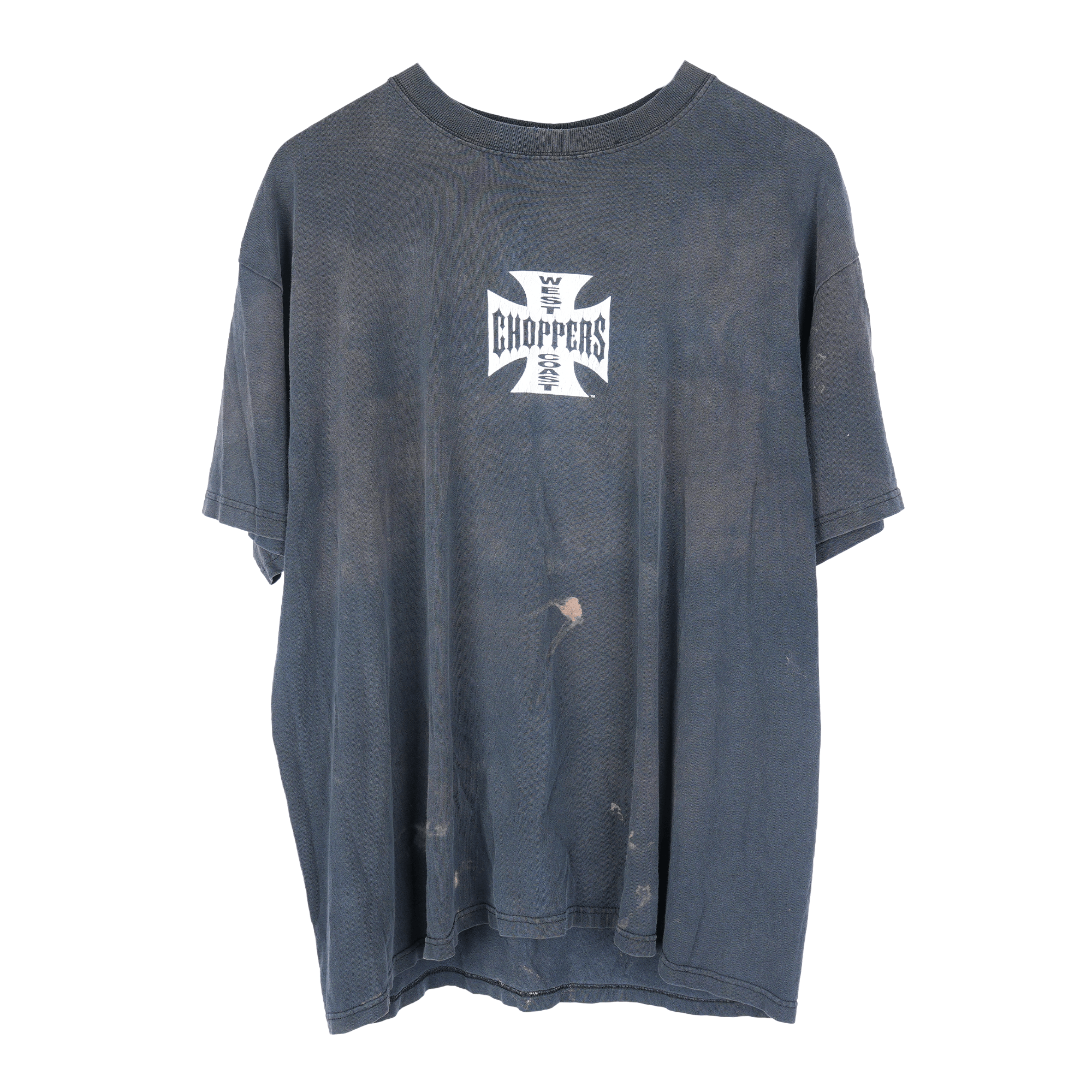 Vintage VINTAGE WEST COAST CHOPPERS WCC FADED THRASHED T-SHIRT Size US XL / EU 56 / 4 - 1 Thumbnail