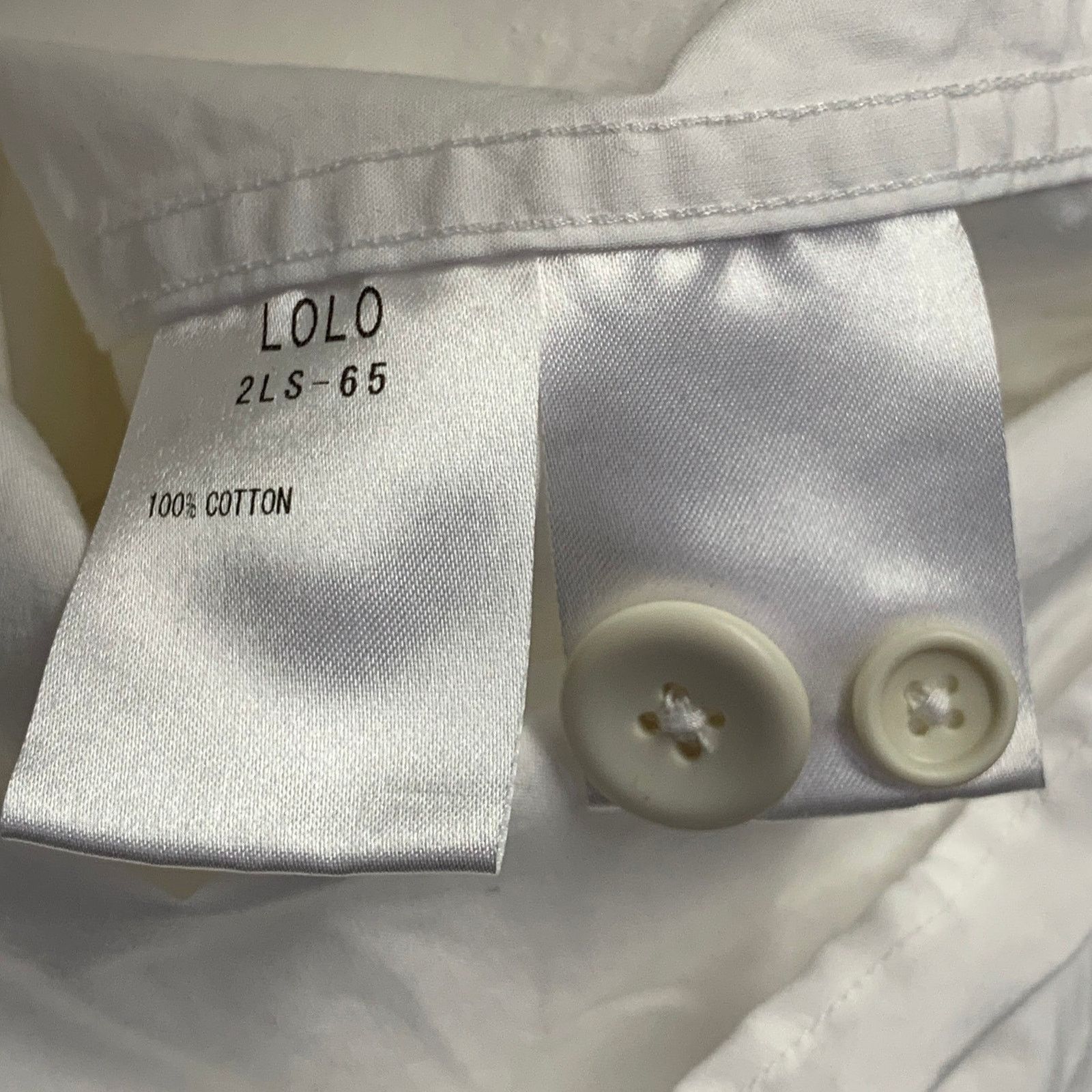 Other LOLO LIKE Size M White Cotton Club Collar Pullover Size US M / EU 48-50 / 2 - 7 Thumbnail