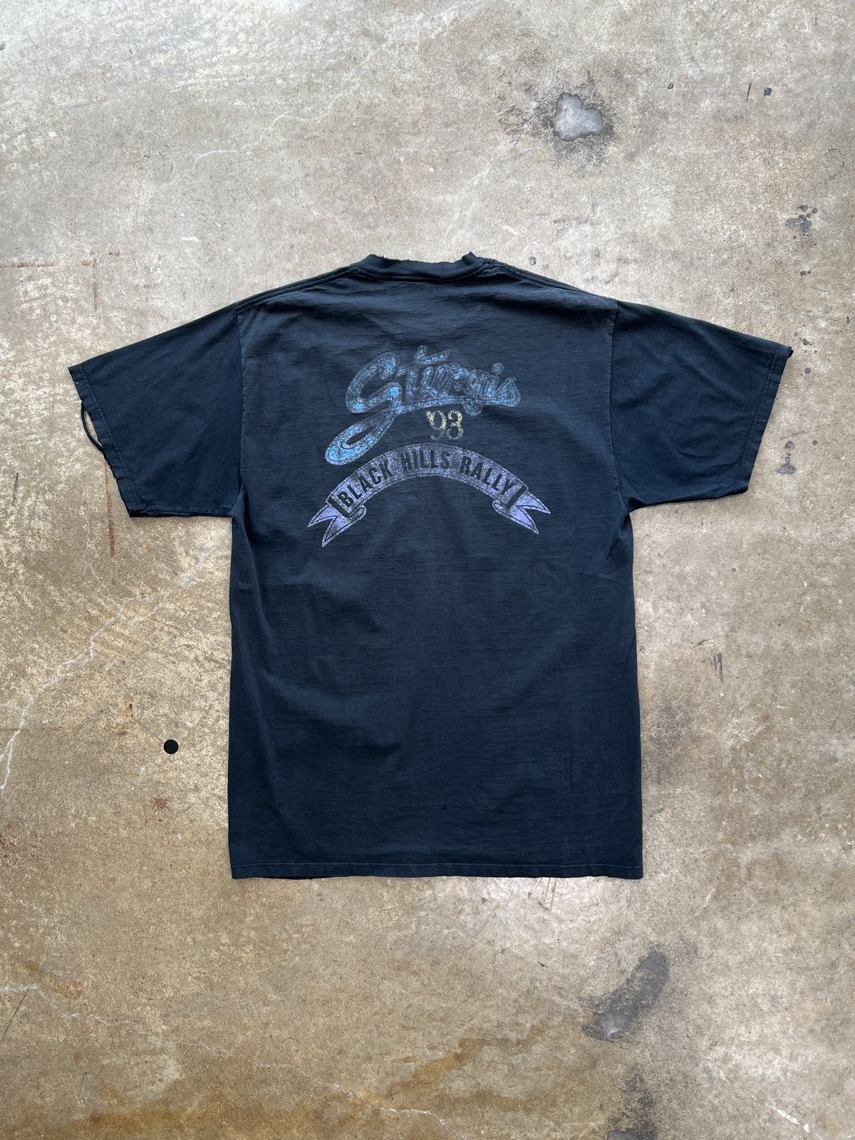 Harley Davidson Vintage 1993 Sturgis Bill Hills Rally Motorcycle EagleTee XL Size US XL / EU 56 / 4 - 5 Thumbnail