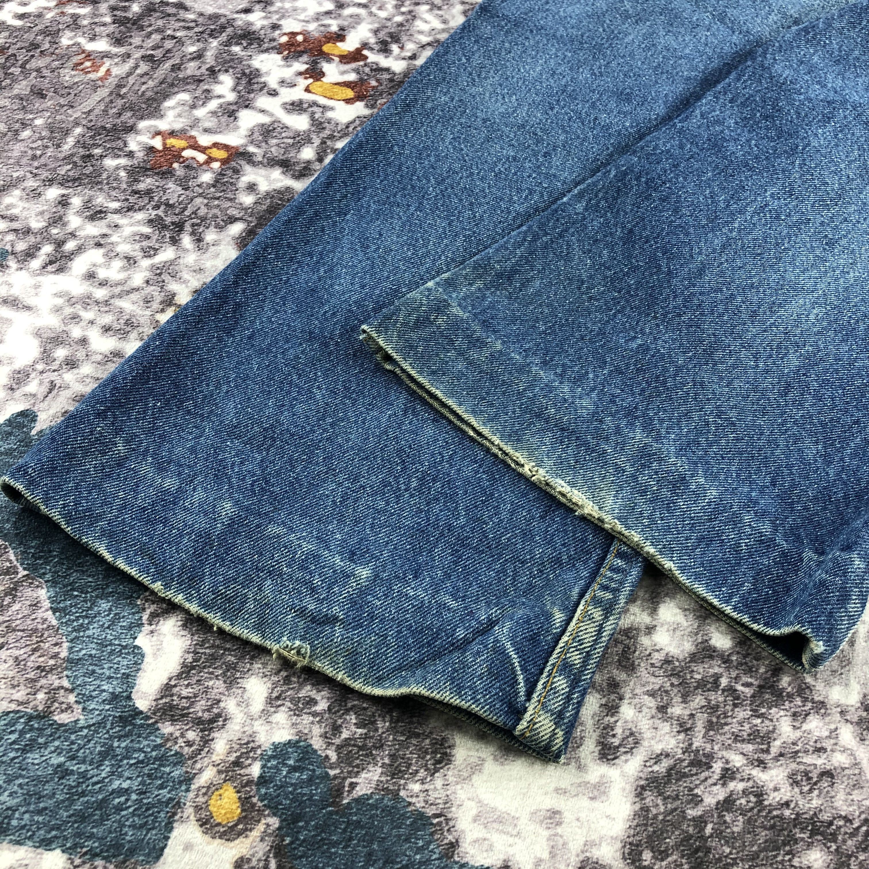 Levi's × Vintage 90s Vintage Blue Wash Levis 517 Flare Jeans-JM2209 Size US 34 / EU 50 - 4 Thumbnail