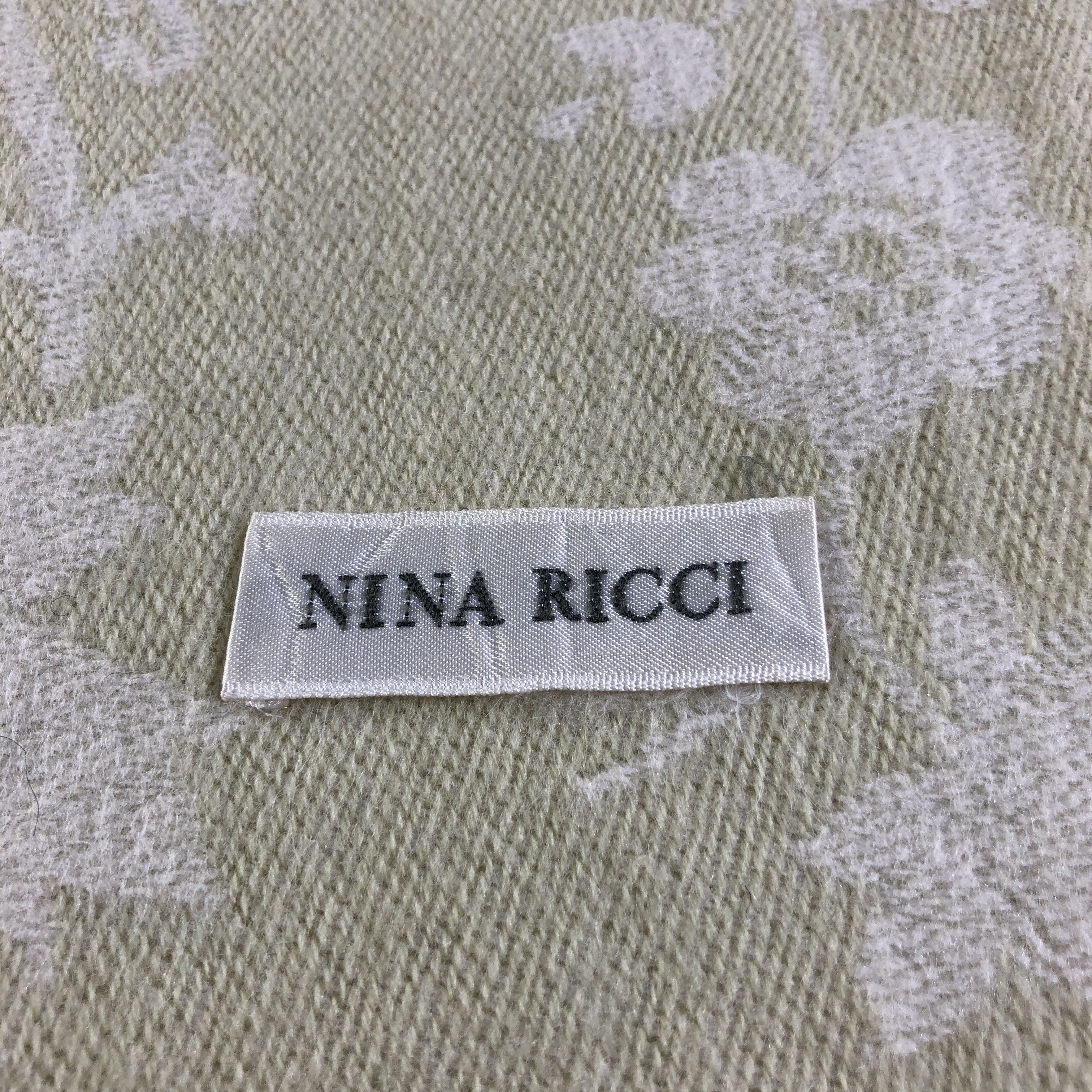 Nina Ricci Nina Ricci Plain Wool Scarf Muffler Neckwear V2756 Size ONE SIZE - 5 Thumbnail