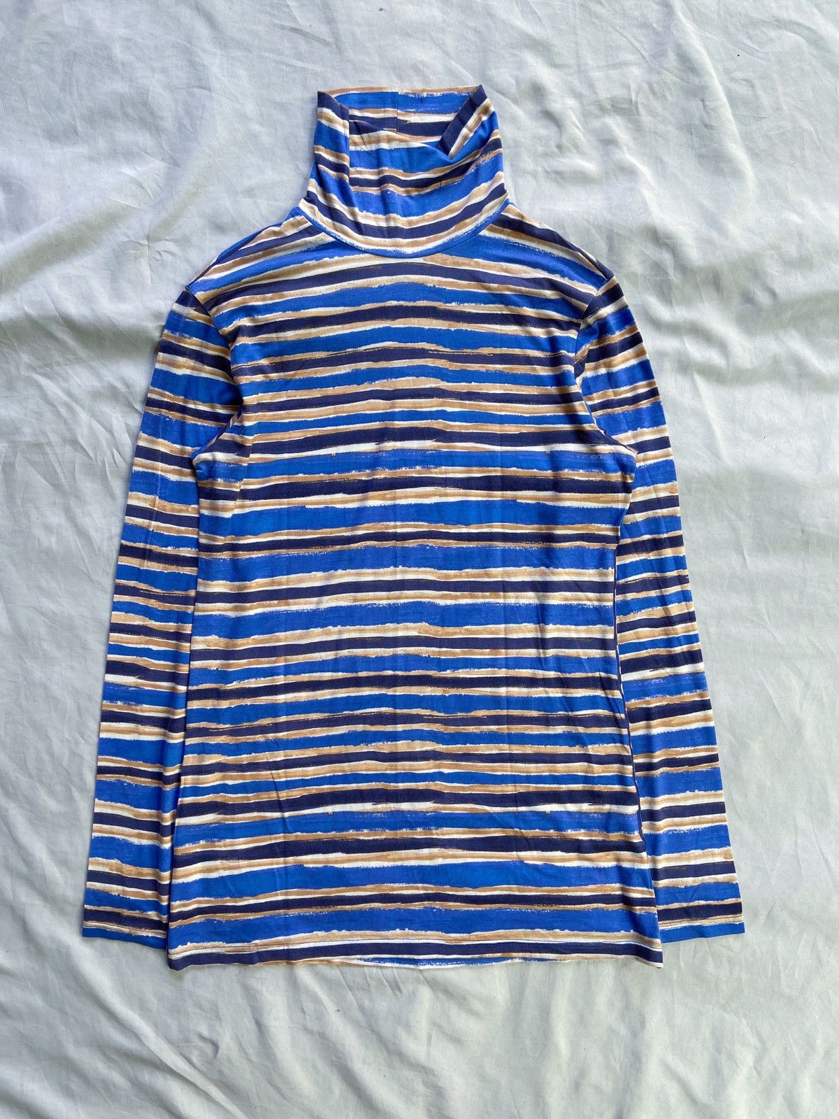 Marni × Uniqlo MARNI x UNIQLO STRIPED TURTLE NECK LONG SLEEVE Size US S / EU 44-46 / 1 - 1 Thumbnail