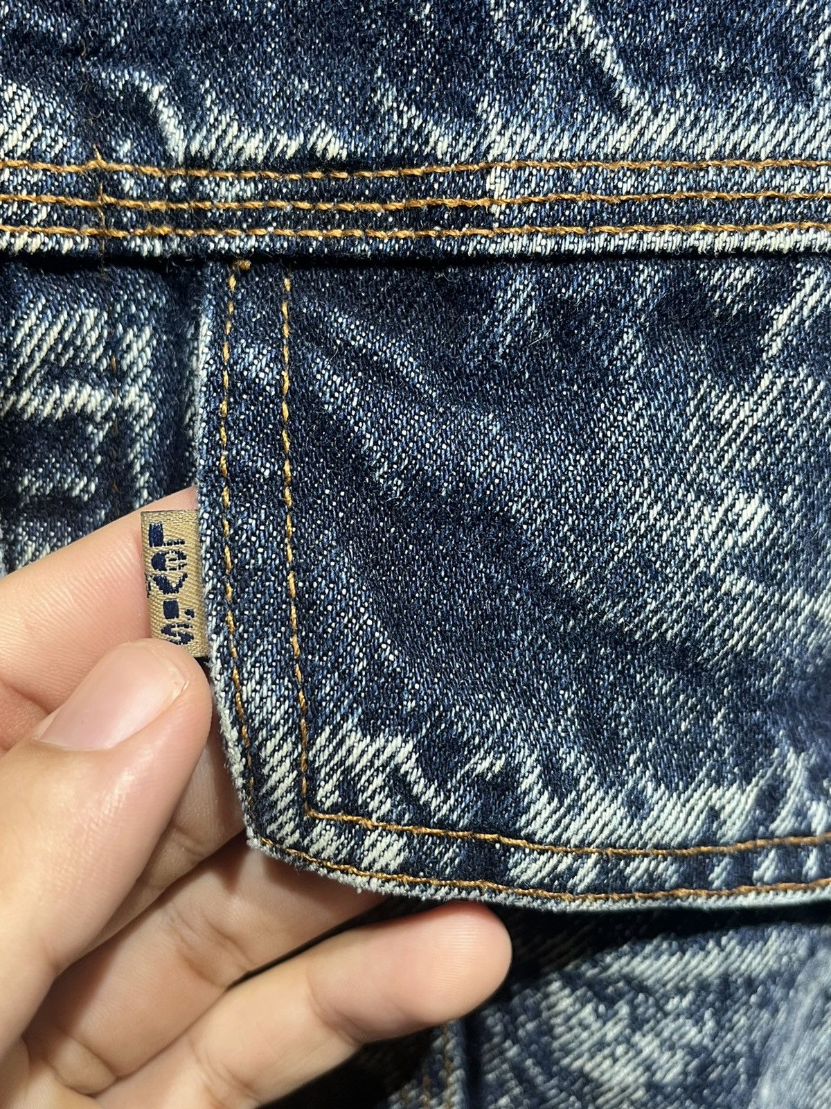 Levi's × Levi's Vintage Clothing × Vintage Vintage 70s Levi’s denim buckle back jacket Size US L / EU 52-54 / 3 - 6 Thumbnail