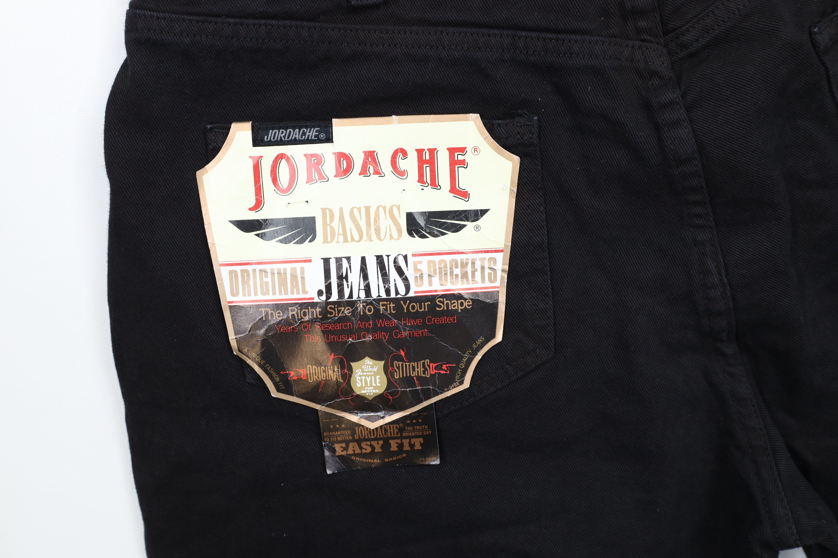 Vintage Deadstock Vintage 90s Streetwear Jean Shorts Jorts Black Size US 36 / EU 52 - 11 Thumbnail