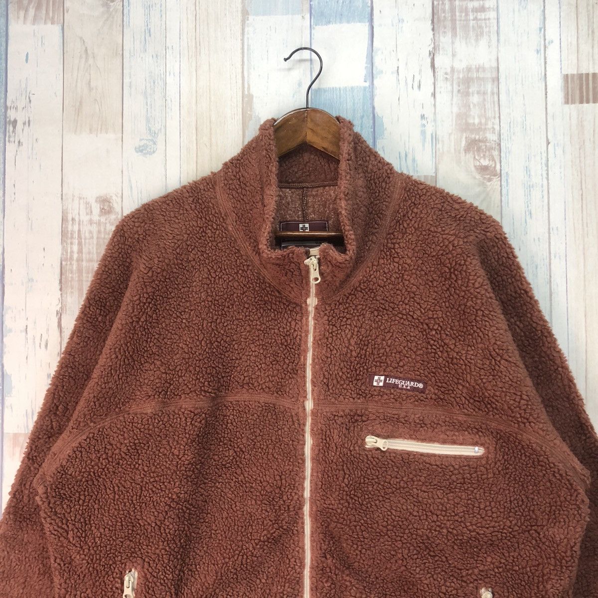 Vintage Vintage Lifeguard zip up Fleece Size US L / EU 52-54 / 3 - 3 Thumbnail