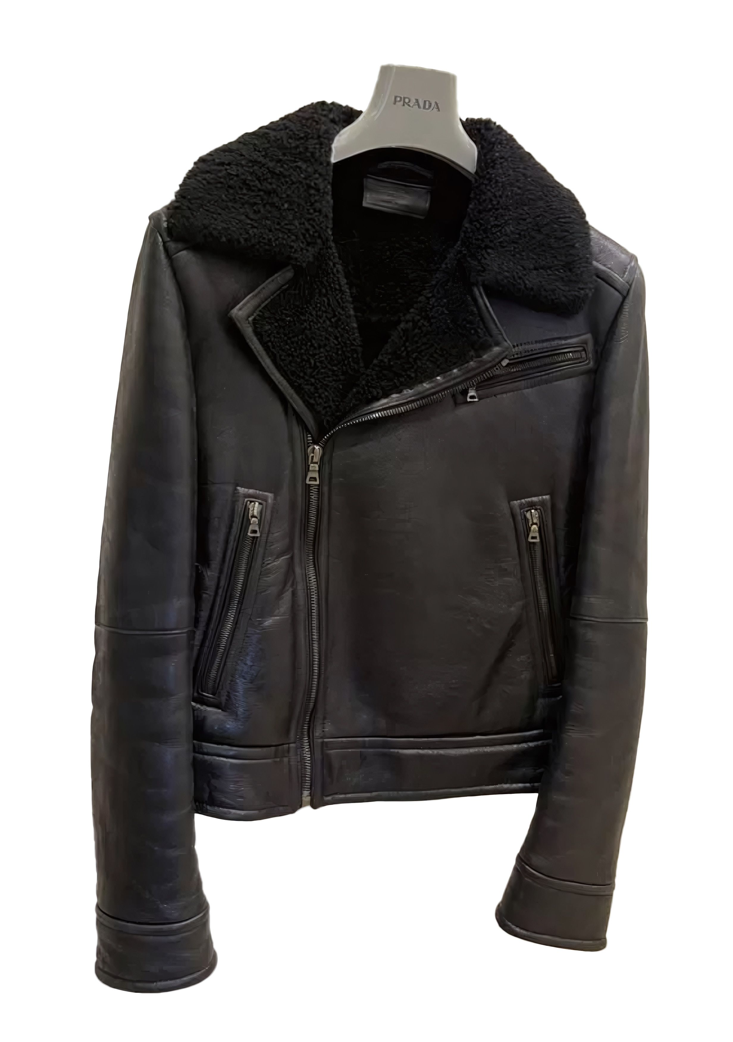 Prada AW2007 PRADA SHEARLING JACKET COAT Size US M / EU 48-50 / 2 - 1 Thumbnail