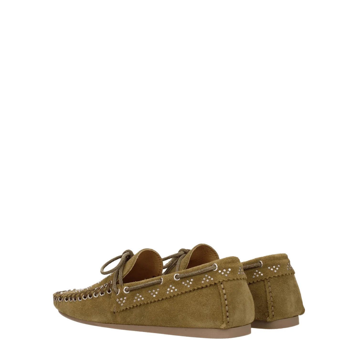 Isabel Marant ob1o1e1124 Suede Loafers in Green Size US 6 / IT 36 - 4 Thumbnail