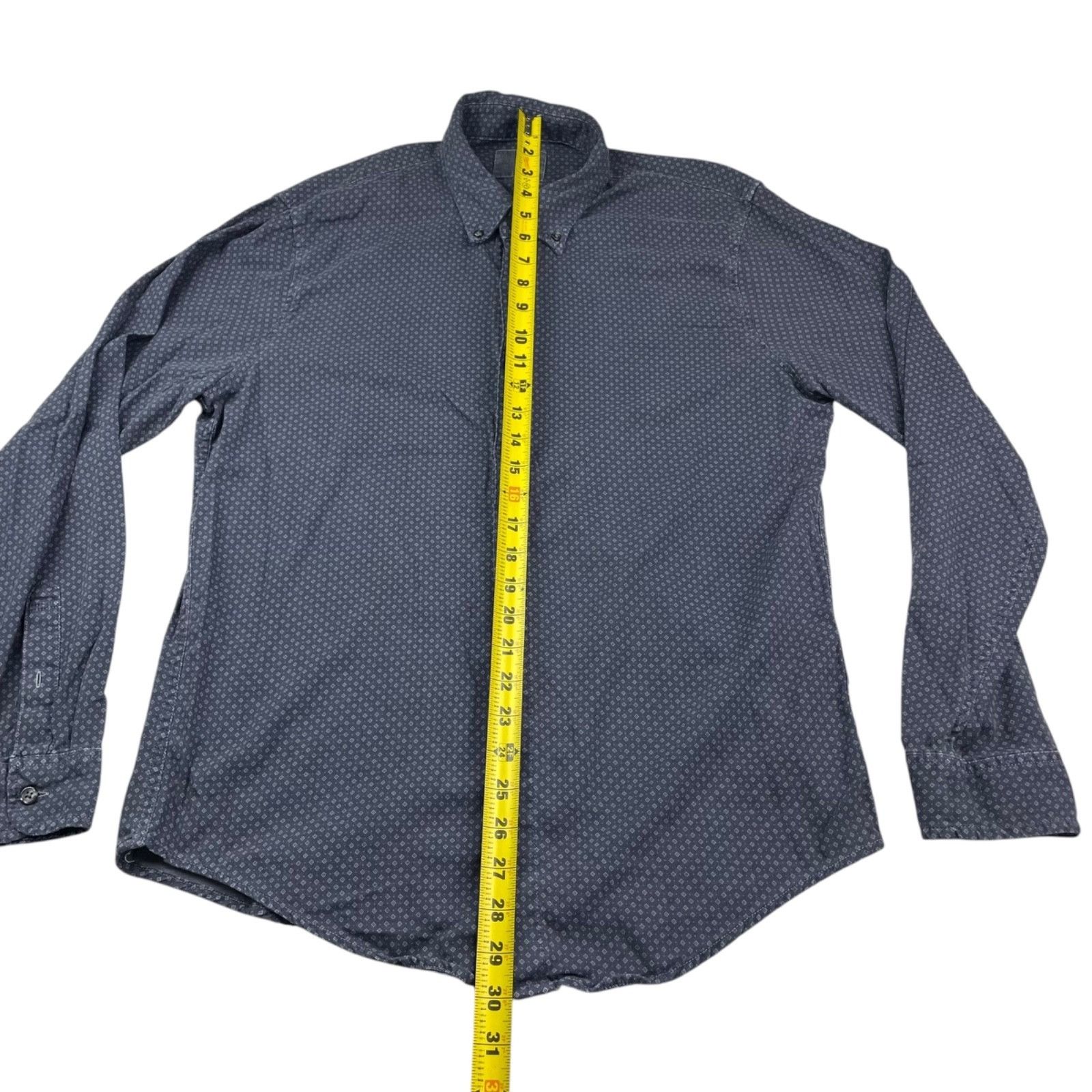 Abercrombie & Fitch Abercrombie & Fitch Men's 100% Cotton L/S Button Shirt Blue Size US L / EU 52-54 / 3 - 4 Thumbnail