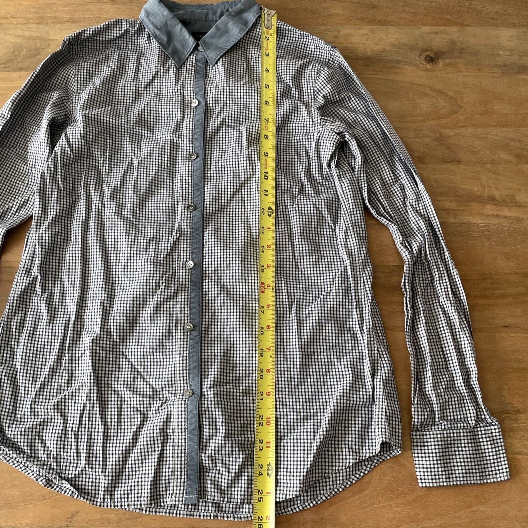 Theory Theory Plaid Shirt Women's S Button-Up Long Sleeve Blue Office Preppy Casual Formal Workwear Size S / US 4 / IT 40 - 4 Thumbnail