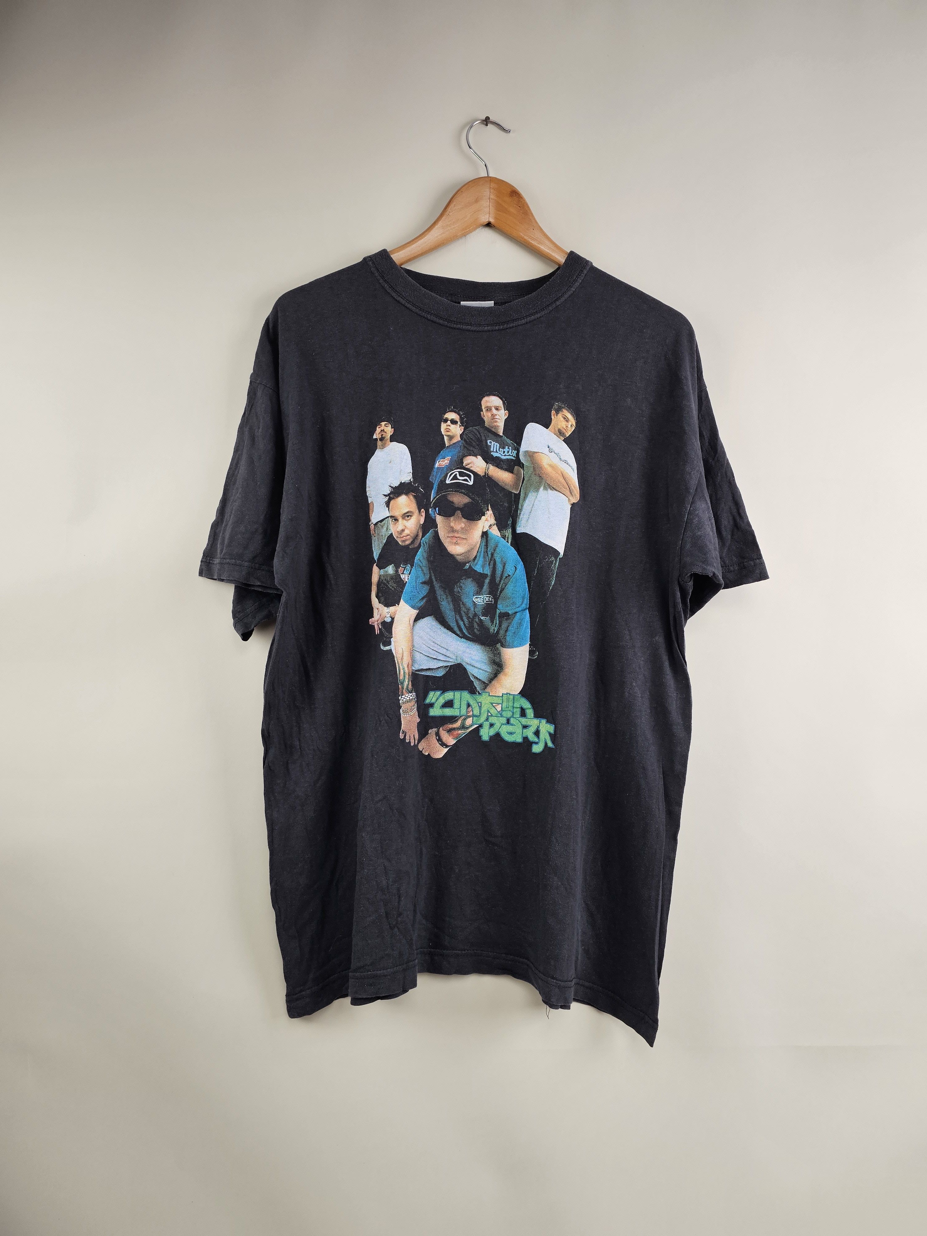 Band Tees × Vintage 90s Linkin Park Raptee XL 23" 29" Size US XL / EU 56 / 4 - 6 Thumbnail
