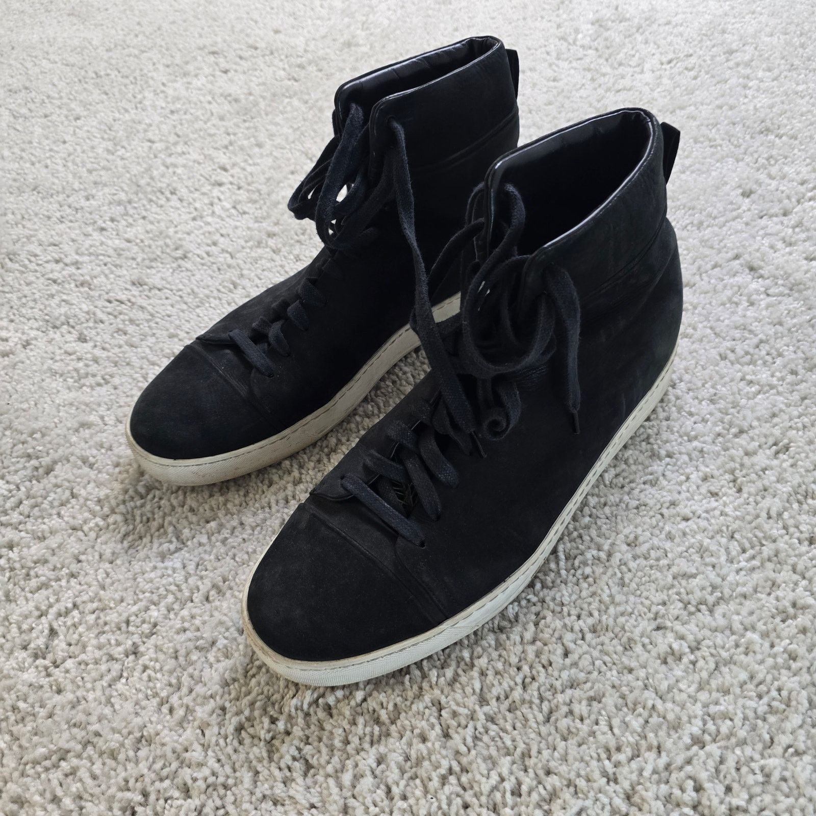 John Elliott John Elliot Mens Designer Suede Leather Shoes Italy 46 12 Size US 12 / EU 45 - 1 Thumbnail