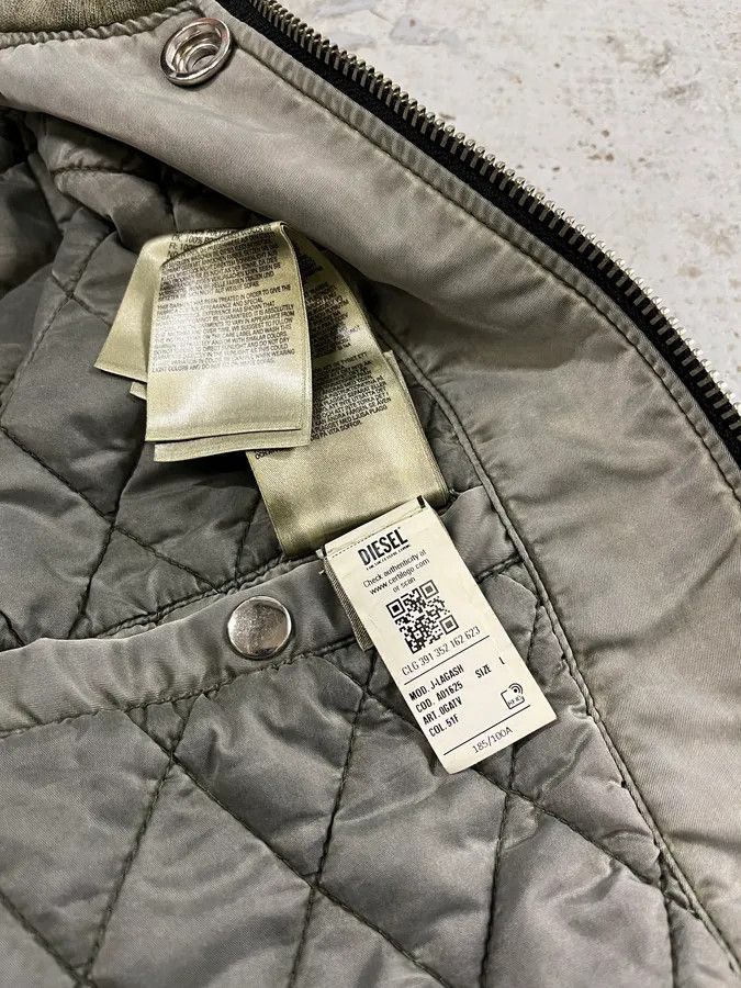Diesel Diesel Astro Cargo Grey Bomber Jacket Size US M / EU 48-50 / 2 - 13 Thumbnail
