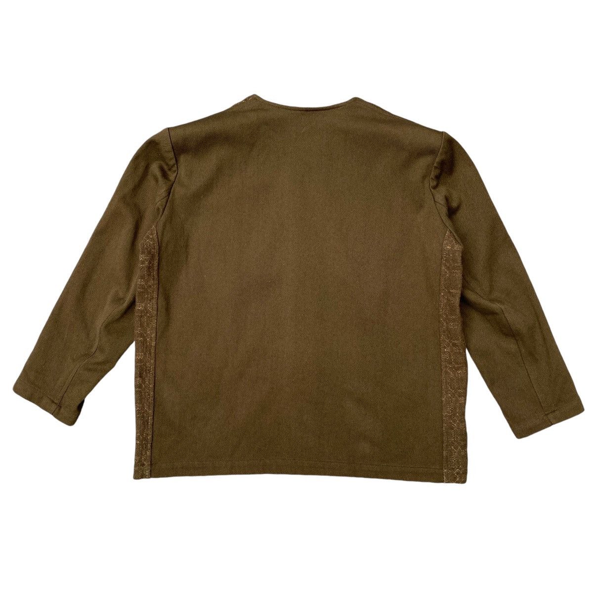 Yohji Yamamoto RARE Y's - Yohji Yamamoto 90s Wool Linen Blend Jacket Size US M / EU 48-50 / 2 - 2 Thumbnail