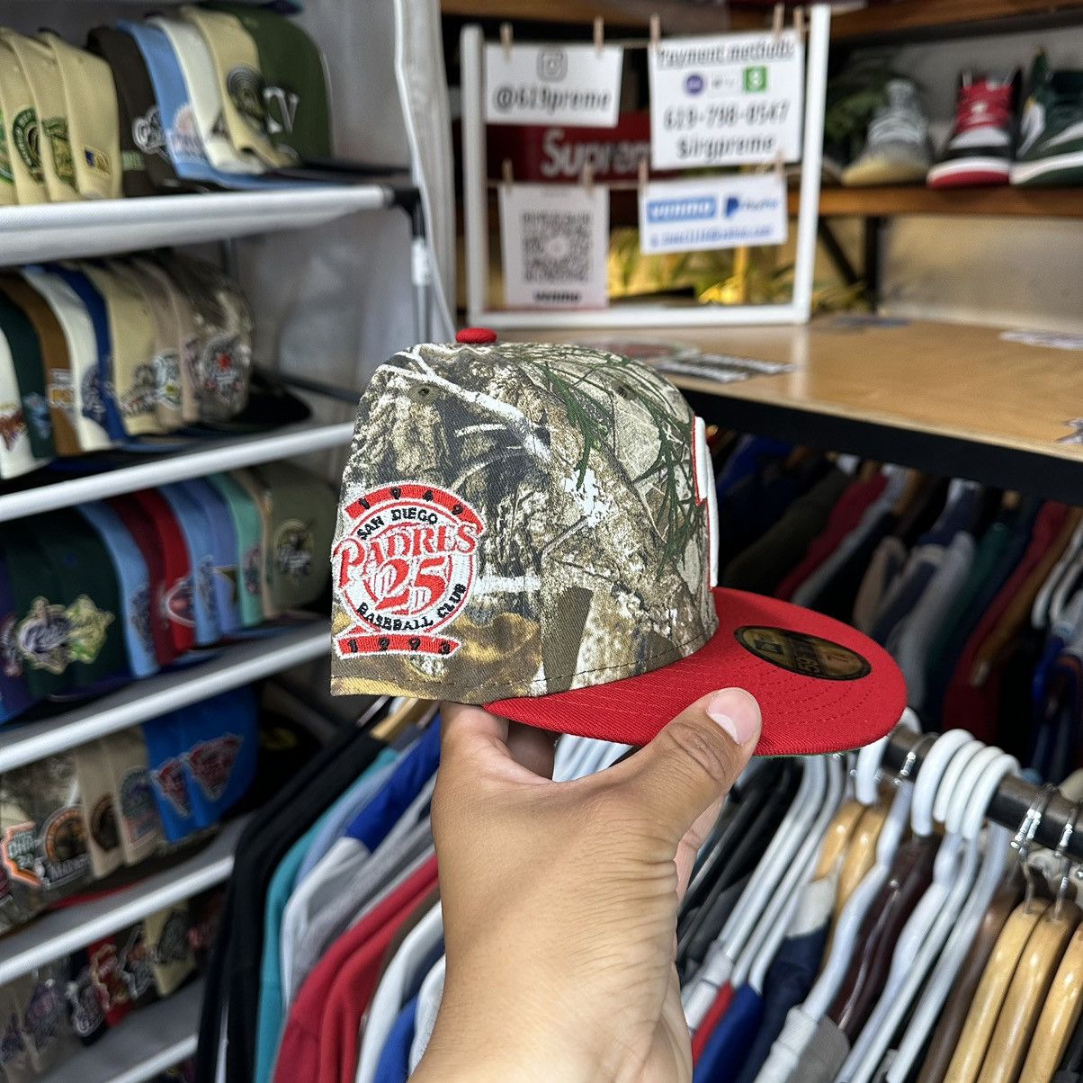 New Era Real tree camo padres fitteds Size ONE SIZE - 2 Thumbnail