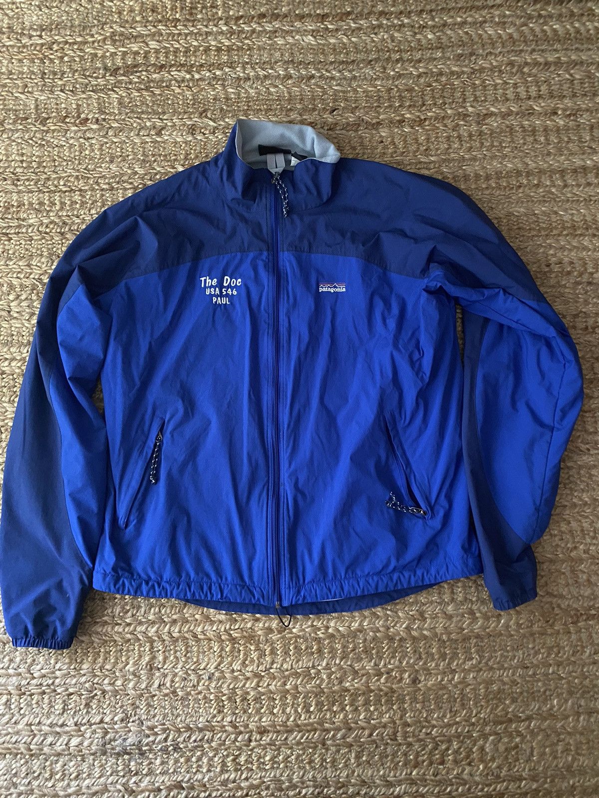 image of Patagonia Olympics Jacket Vintage Mens Large in Blue