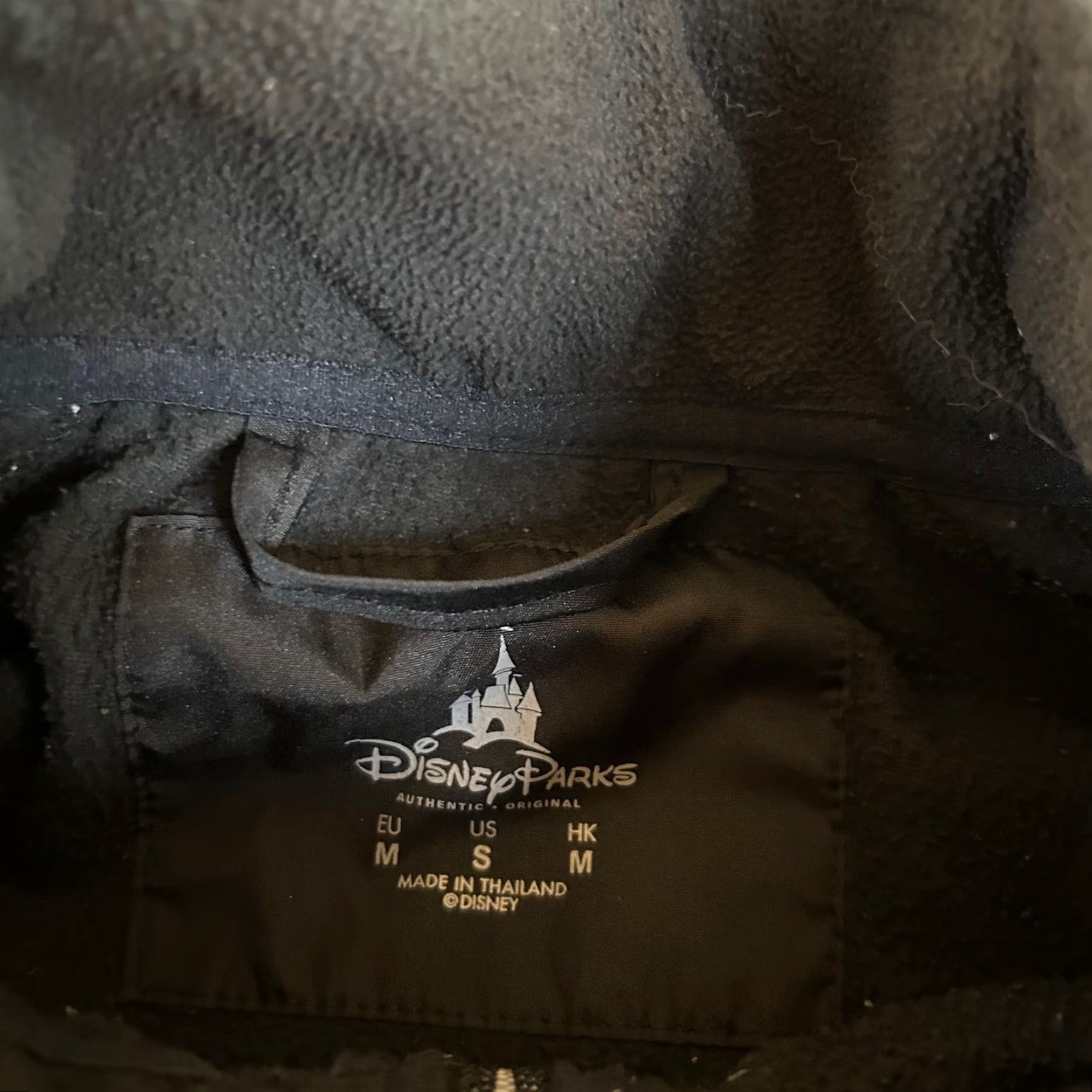 Disney Disney Parks Authentic Fleece Jacket Full Zip Mickey Mouse Black Mens S Size US S / EU 44-46 / 1 - 3 Thumbnail