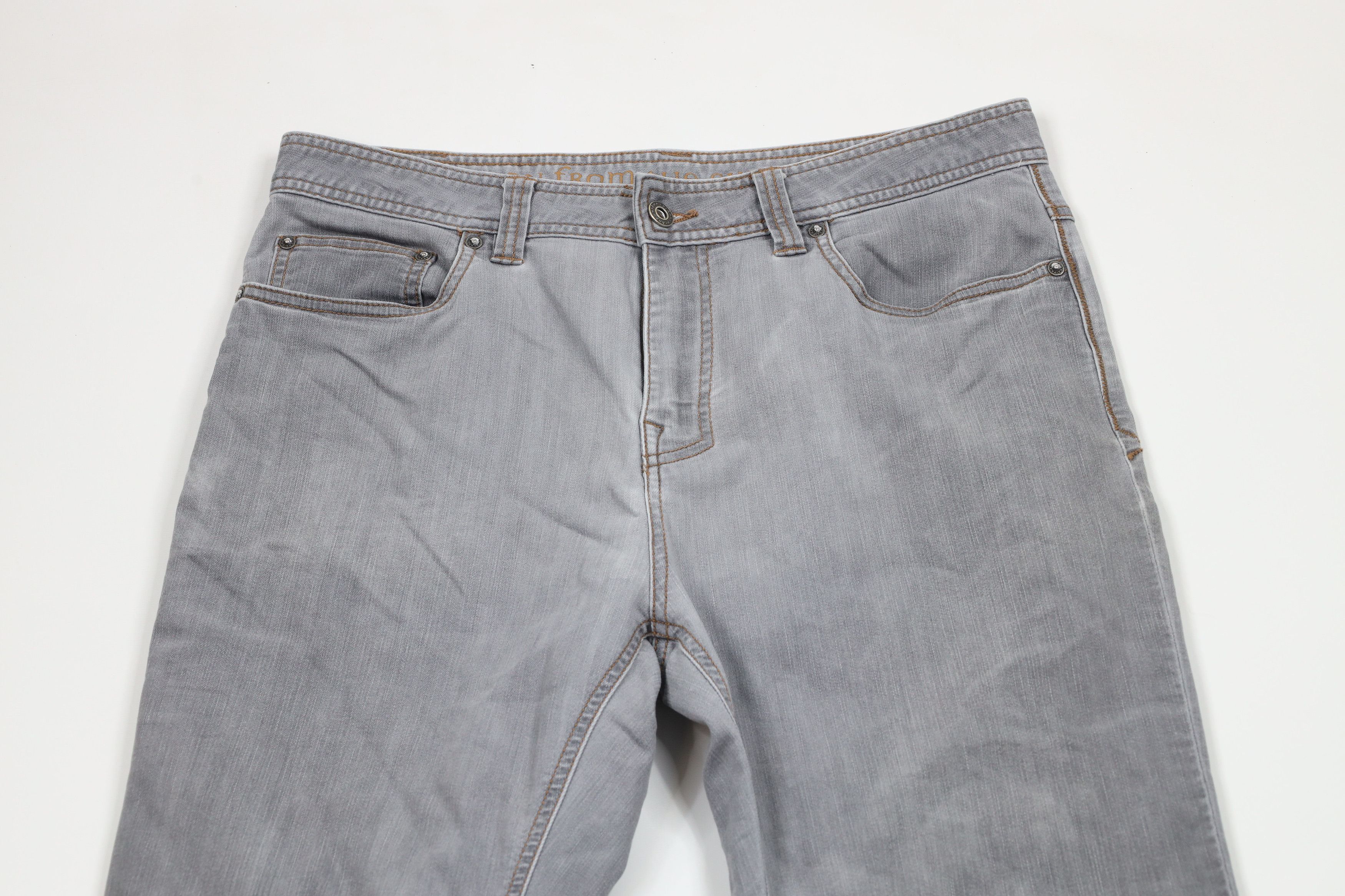 Prana × Vintage prAna Breathe Faded Stretch Outdoor Hiking Trail Jeans Gray Size US 34 / EU 50 - 2 Thumbnail
