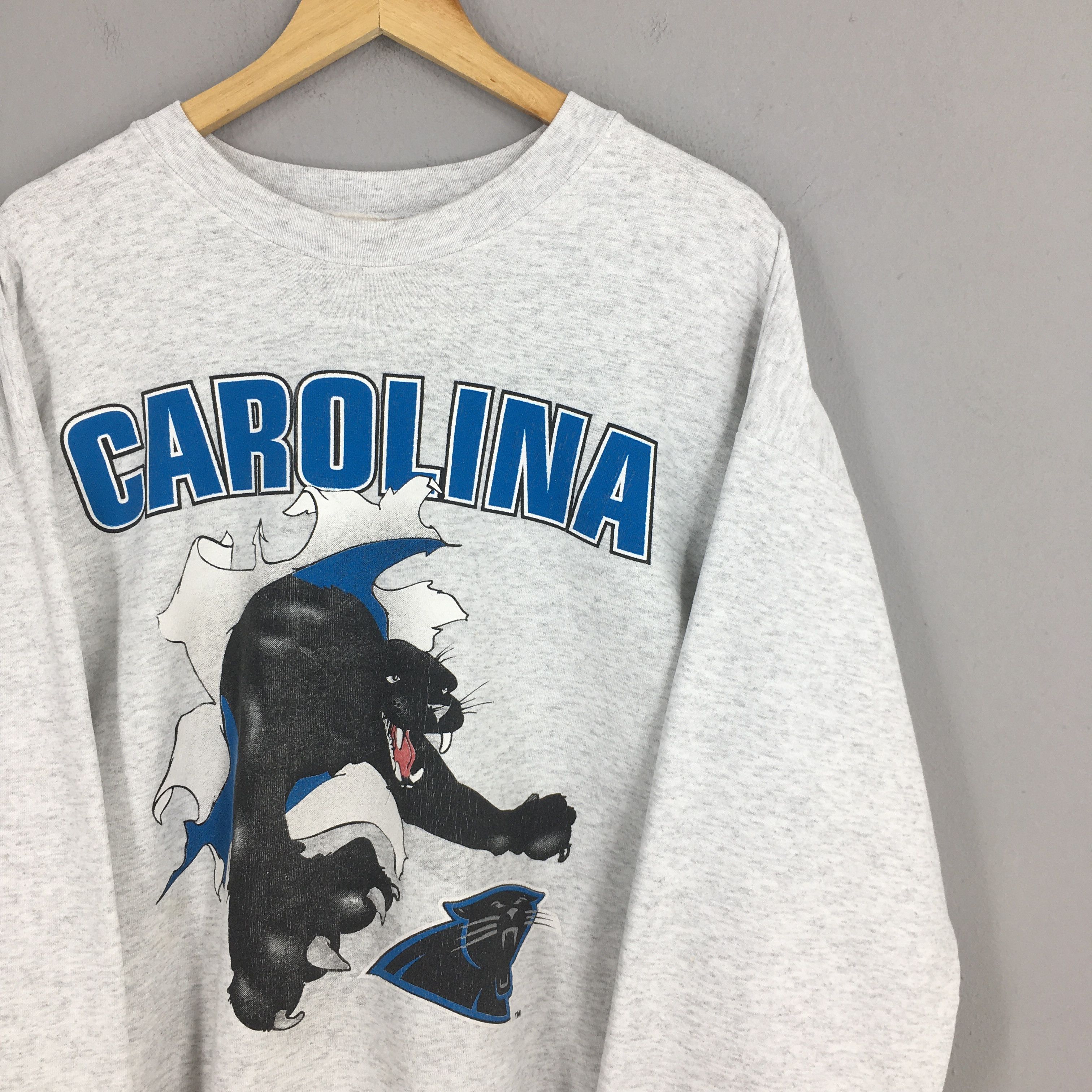 NFL Vintage Carolina Panthers NFL Football Sweatshirt XLarge Size US XL / EU 56 / 4 - 2 Thumbnail
