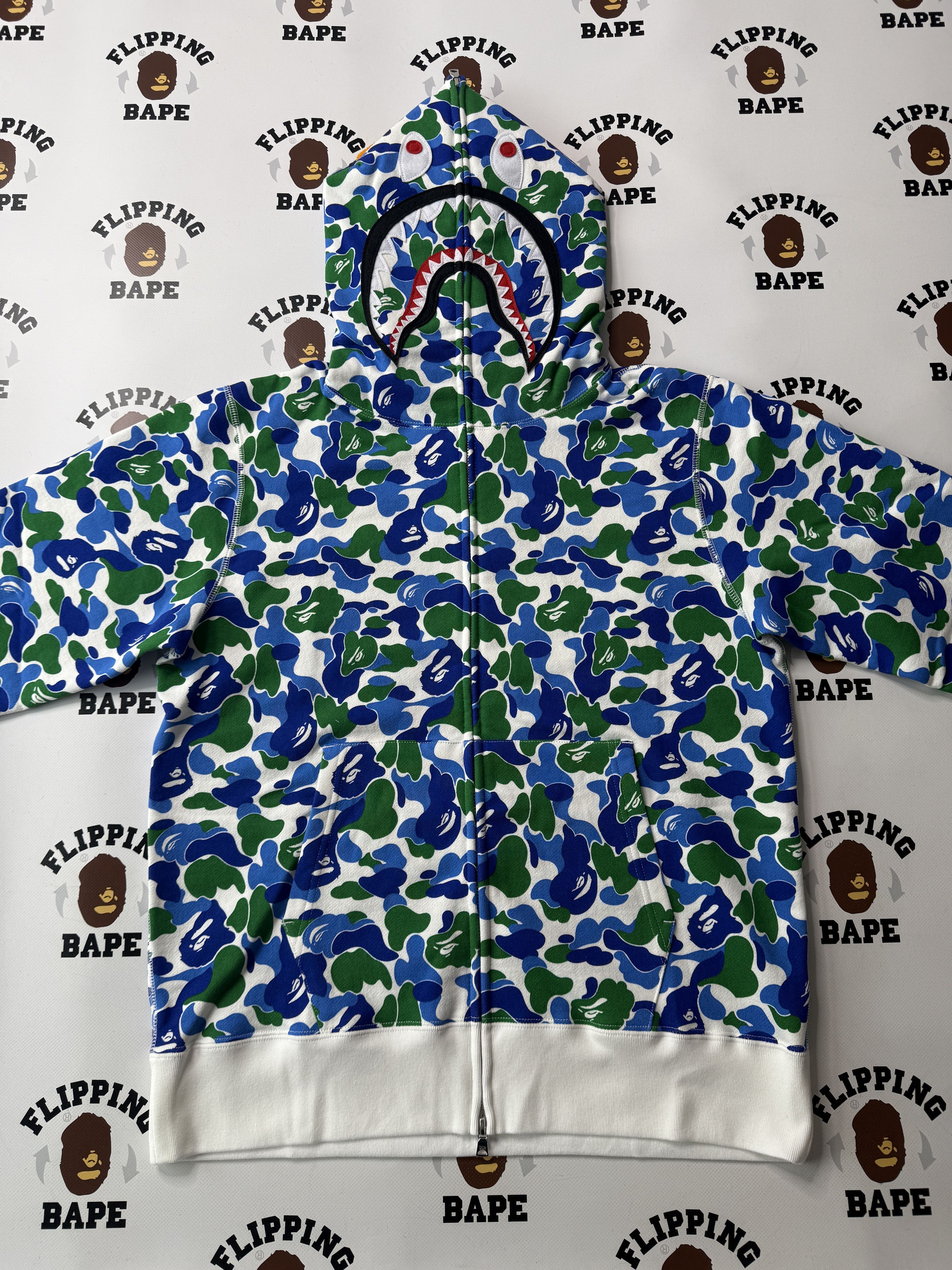 Bape BAPE STORE IKEBUKURO OPENING SHARK FULL ZIP HOODIE (2025) Size US M / EU 48-50 / 2 - 10 Thumbnail