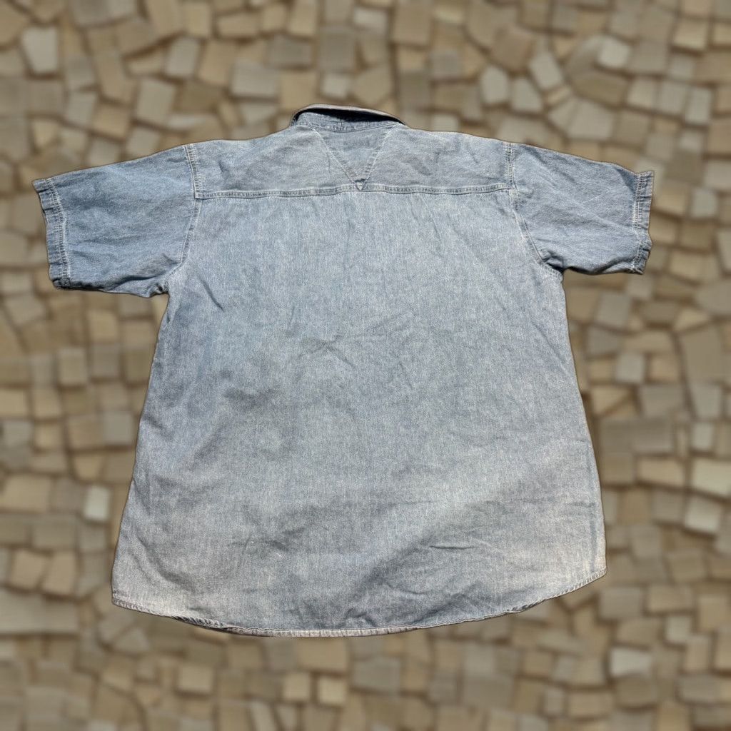 Dickies Dickies Shirt Mens Large Blue Short Sleeve Button Up 100% Cotton Casual Workwear Size US L / EU 52-54 / 3 - 1 Thumbnail