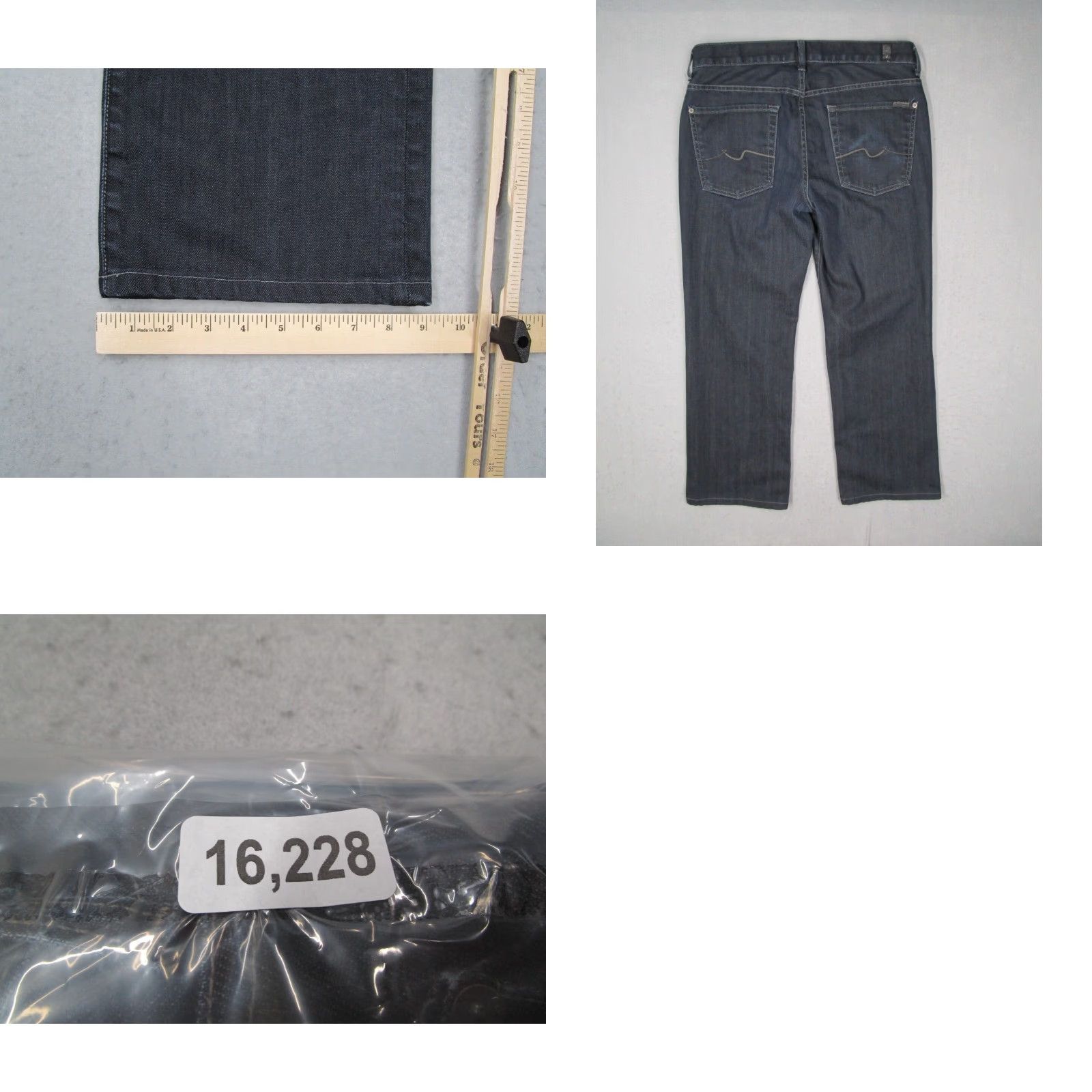 7 For All Mankind 7 For All Mankind Jeans Mens 32 Blue Austyn Denim Made in USA 32x27 Size US 32 / EU 48 - 8 Thumbnail