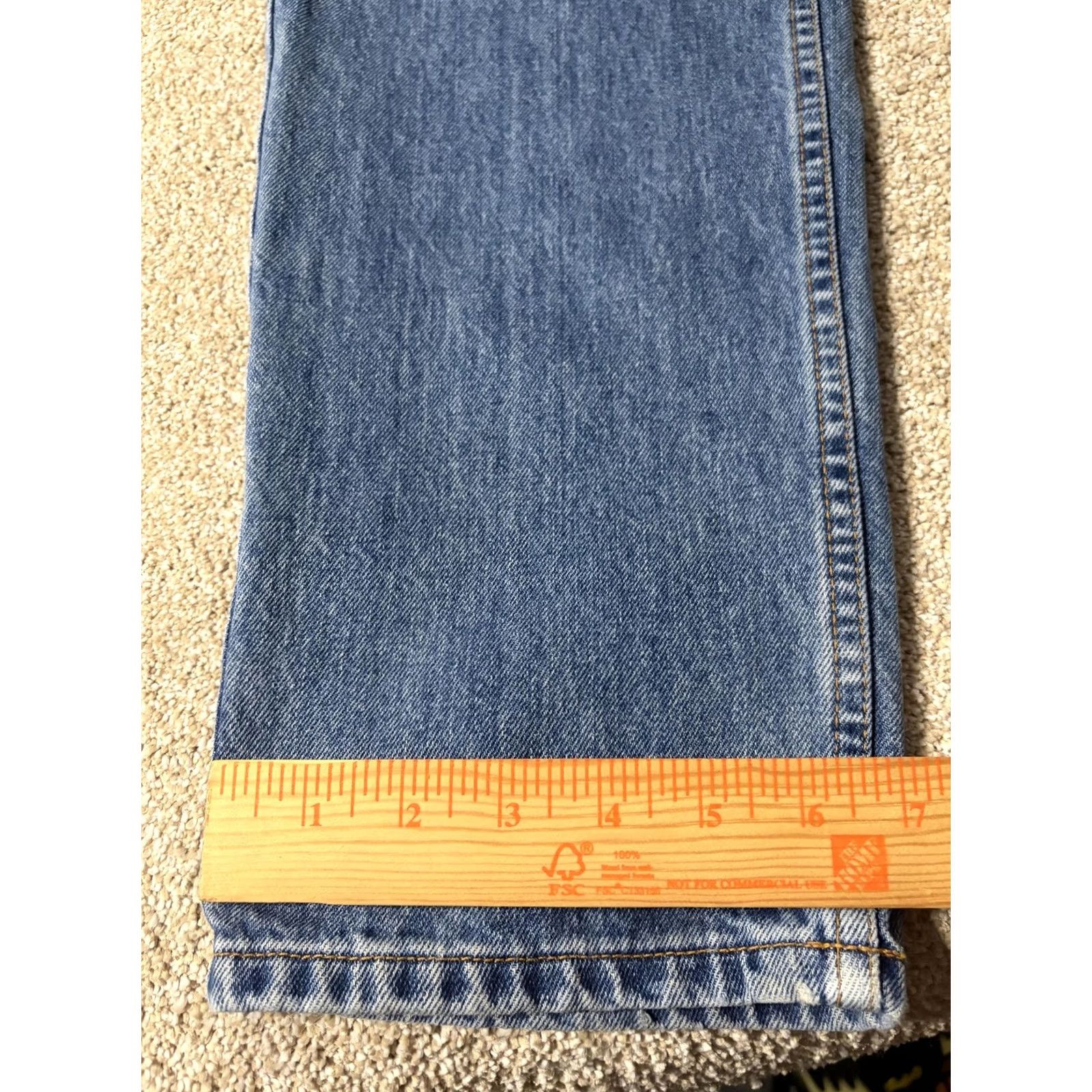 Gap VINTAGE Gap Blue Jeans Mens 34x30 Denim Straight Leg Regular Fit 90s Blue Jeans Pocket Logo Size US 34 / EU 50 - 3 Thumbnail