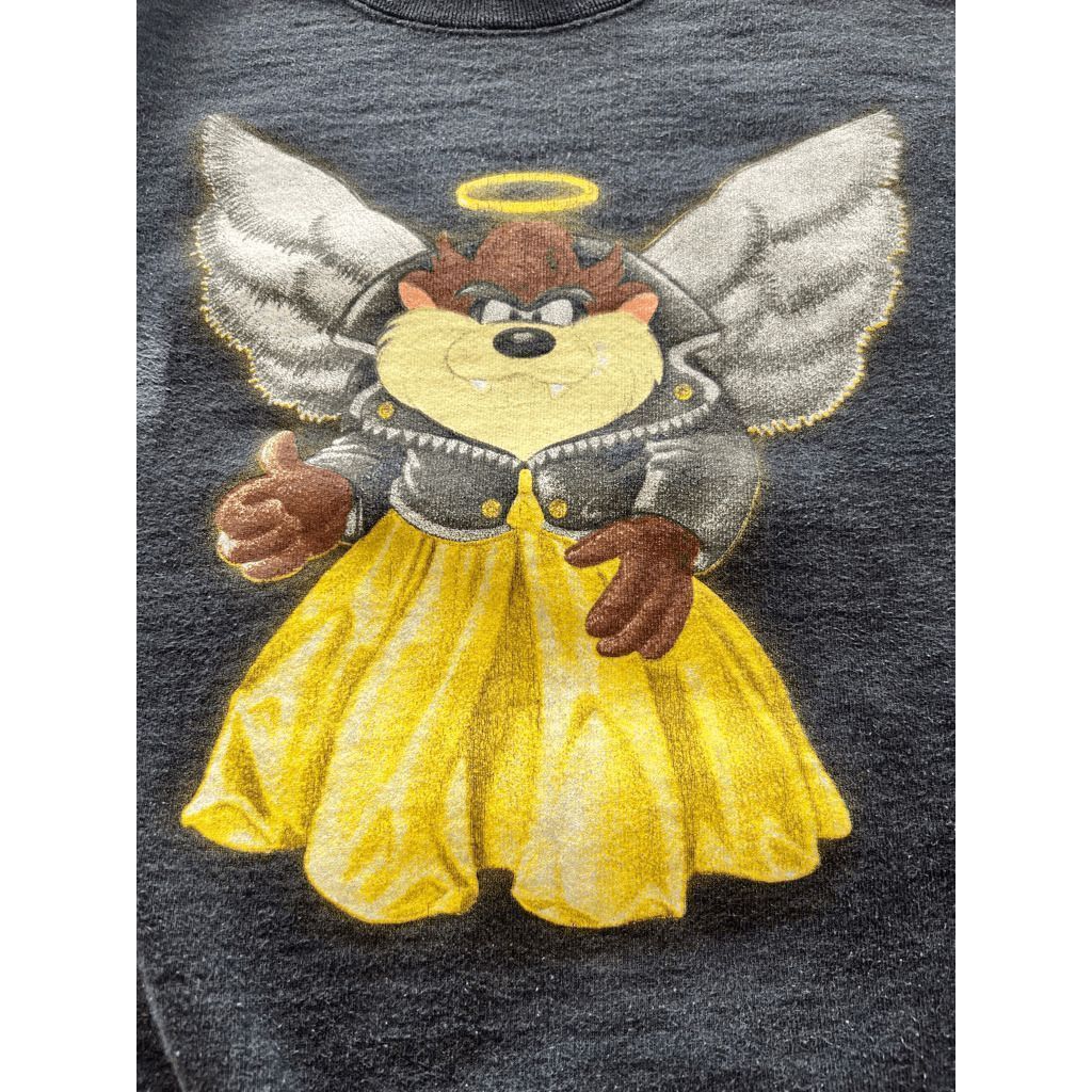 Warner Bros Vintage Warner Bro Taz Devil Angel Sweatshirt size XL made Size US XL / EU 56 / 4 - 2 Thumbnail