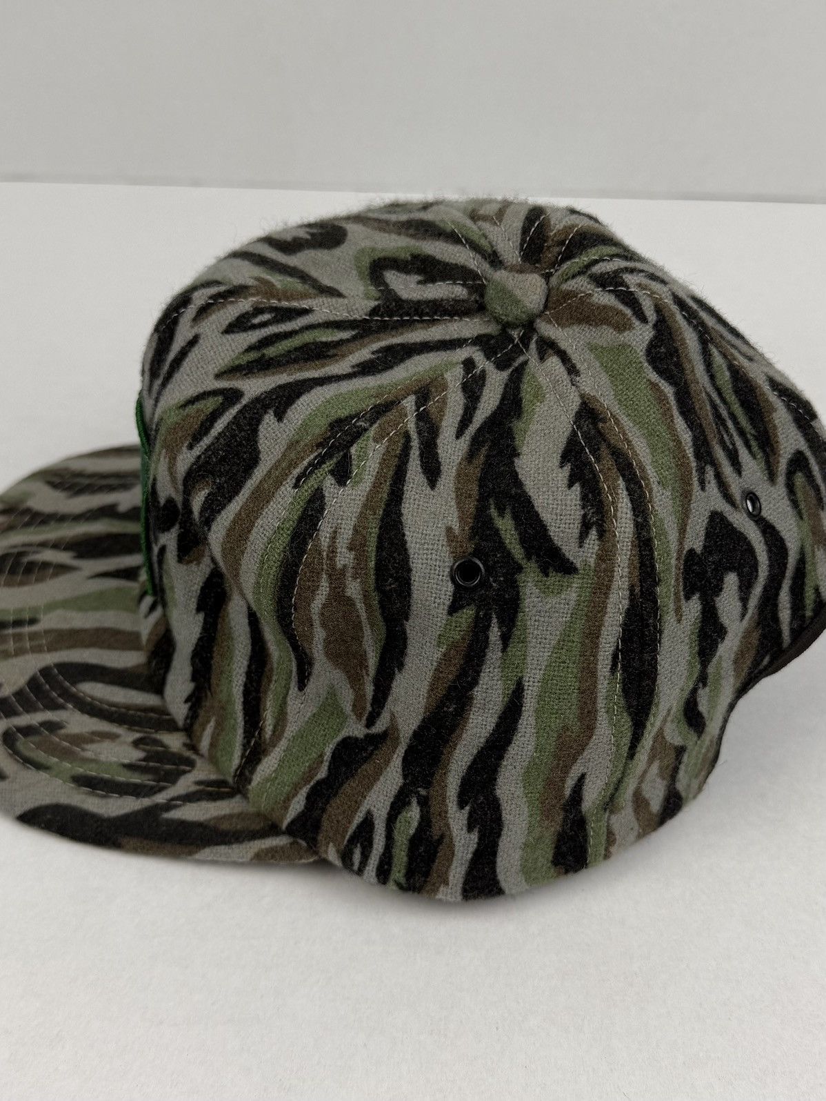 Woolrich Woolen Mills Vintage Woolrich Wool Camo SnapBack Hat K-Products Tree Bark Size ONE SIZE - 8 Thumbnail