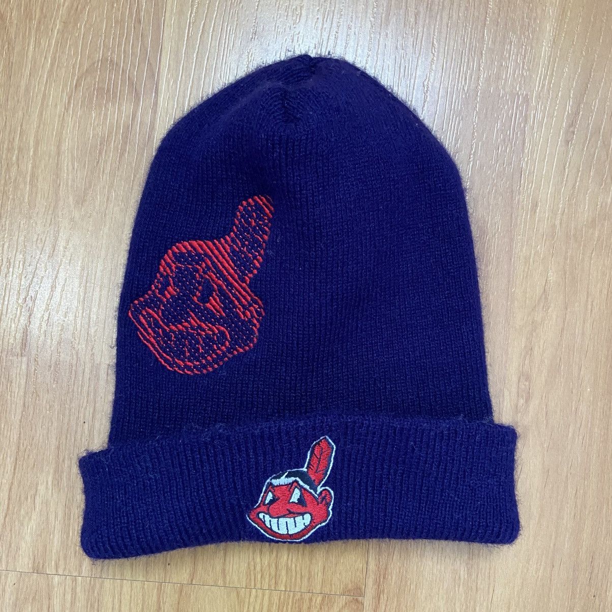 MLB × Sports Specialties Vintage Sports Specialties MLB Cleveland Indians Beanie Size ONE SIZE - 1 Thumbnail