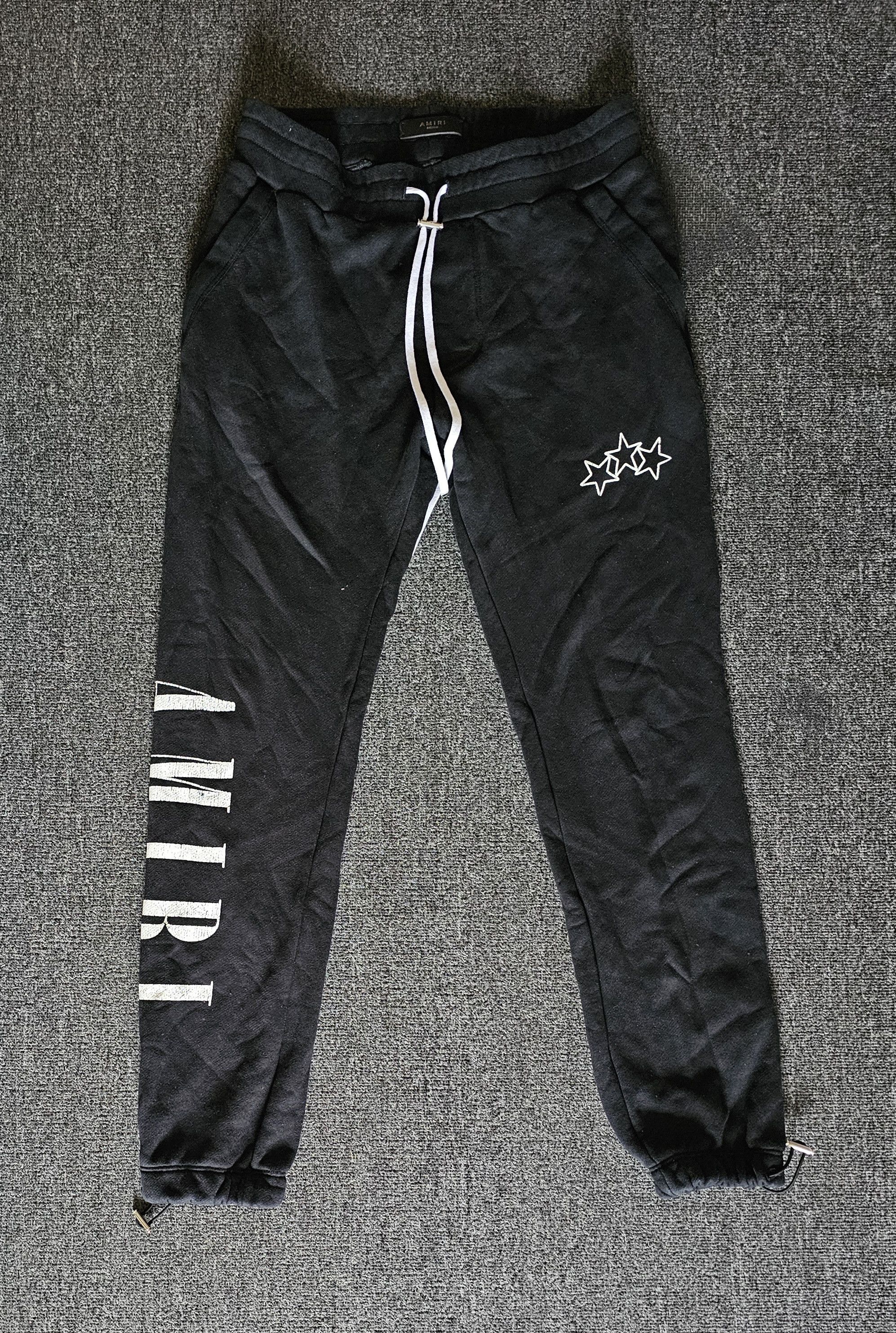 AMIRI Men's Black Sweatpants Size M