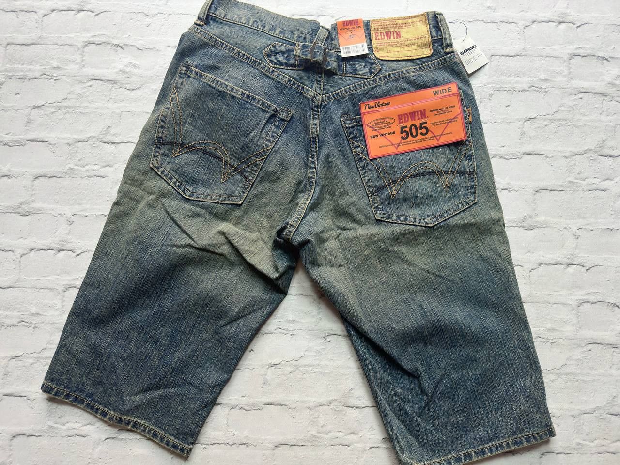 Edwin × Japanese Brand Edwin 505 Japanesse Jeans Shorts 30 Rare New Vintage Size US 30 / EU 46 - 1 Thumbnail