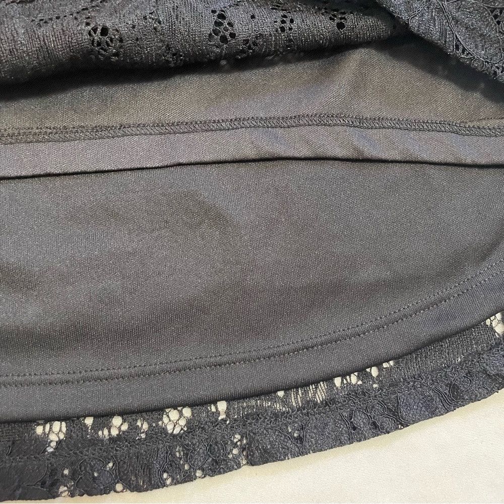 Other NWT New Cable & Gauge Lace Short Sleeve Black Top Size M Size M / US 6-8 / IT 42-44 - 9 Thumbnail