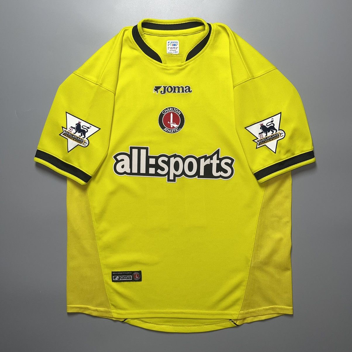 Joma CHARLTON JOMA 2003/2004 FOOTBALL AWAY JERSEY #11 DI CANIO Size US M / EU 48-50 / 2 - 2 Thumbnail