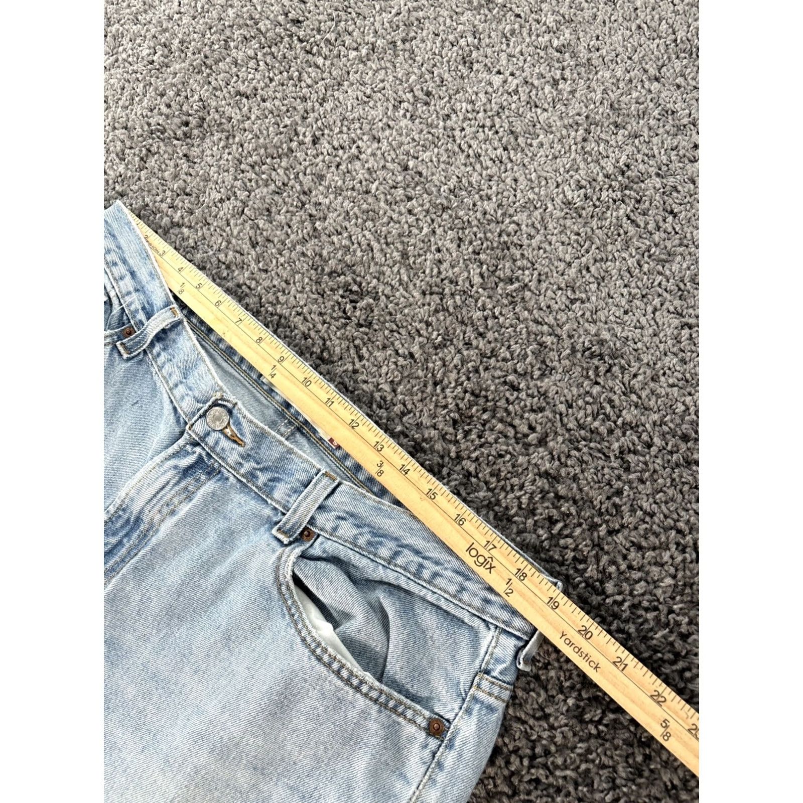Levi's VTG Levi's 560 Jeans Men's 38x34 Denim Distressed 5-Pocket Zip Button Relaxed Tapered Blue USA City Hip Hop Western Size US 38 / EU 54 - 4 Thumbnail