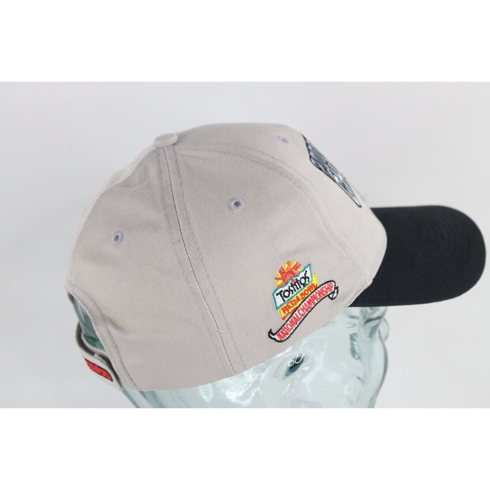 Nike × Vintage Vintage Nike Mini Swoosh 2002 National Champs Ohio State Hat Size ONE SIZE - 6 Thumbnail